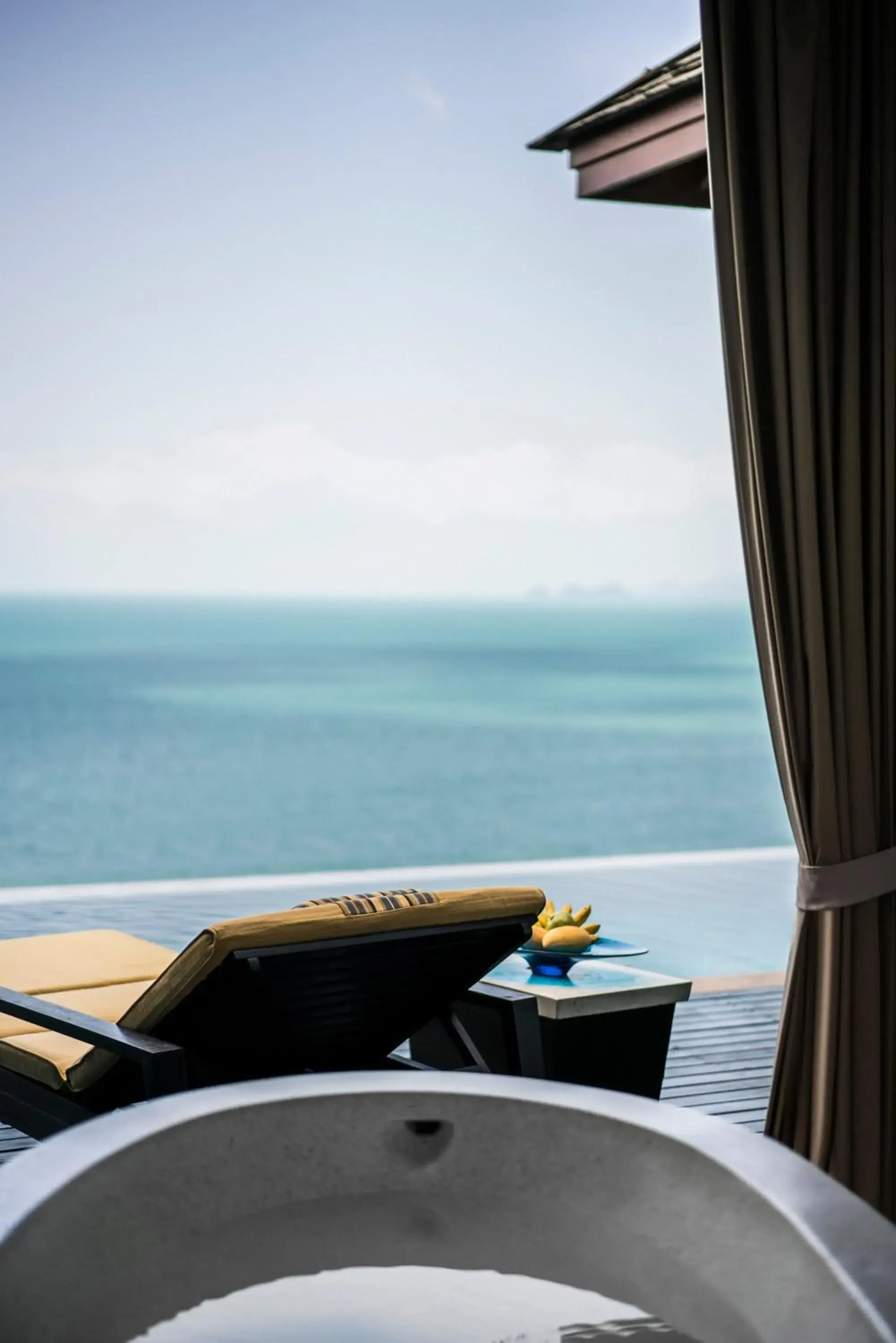 Bathroom, Sea View in Four Seasons Resort Koh Samui