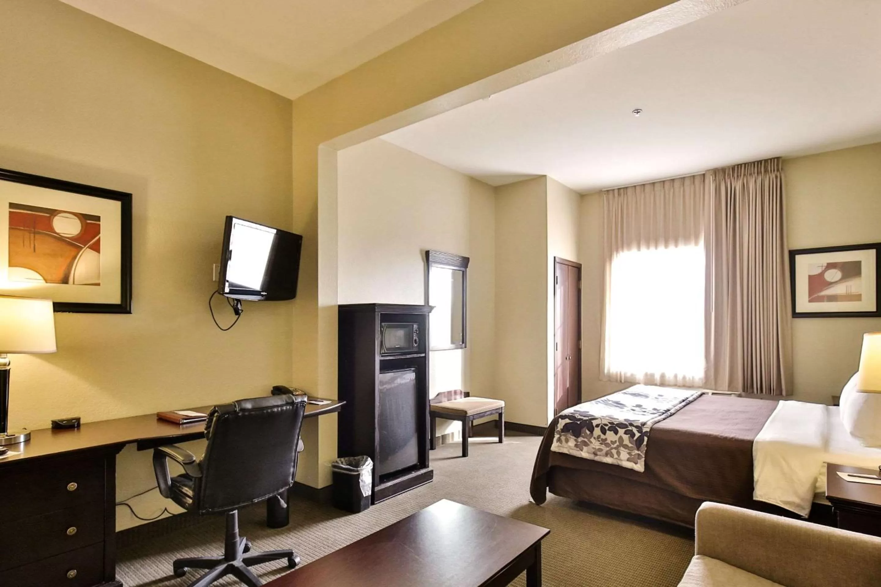 Photo of the whole room, Bed in Sleep Inn & Suites Abilene Near University