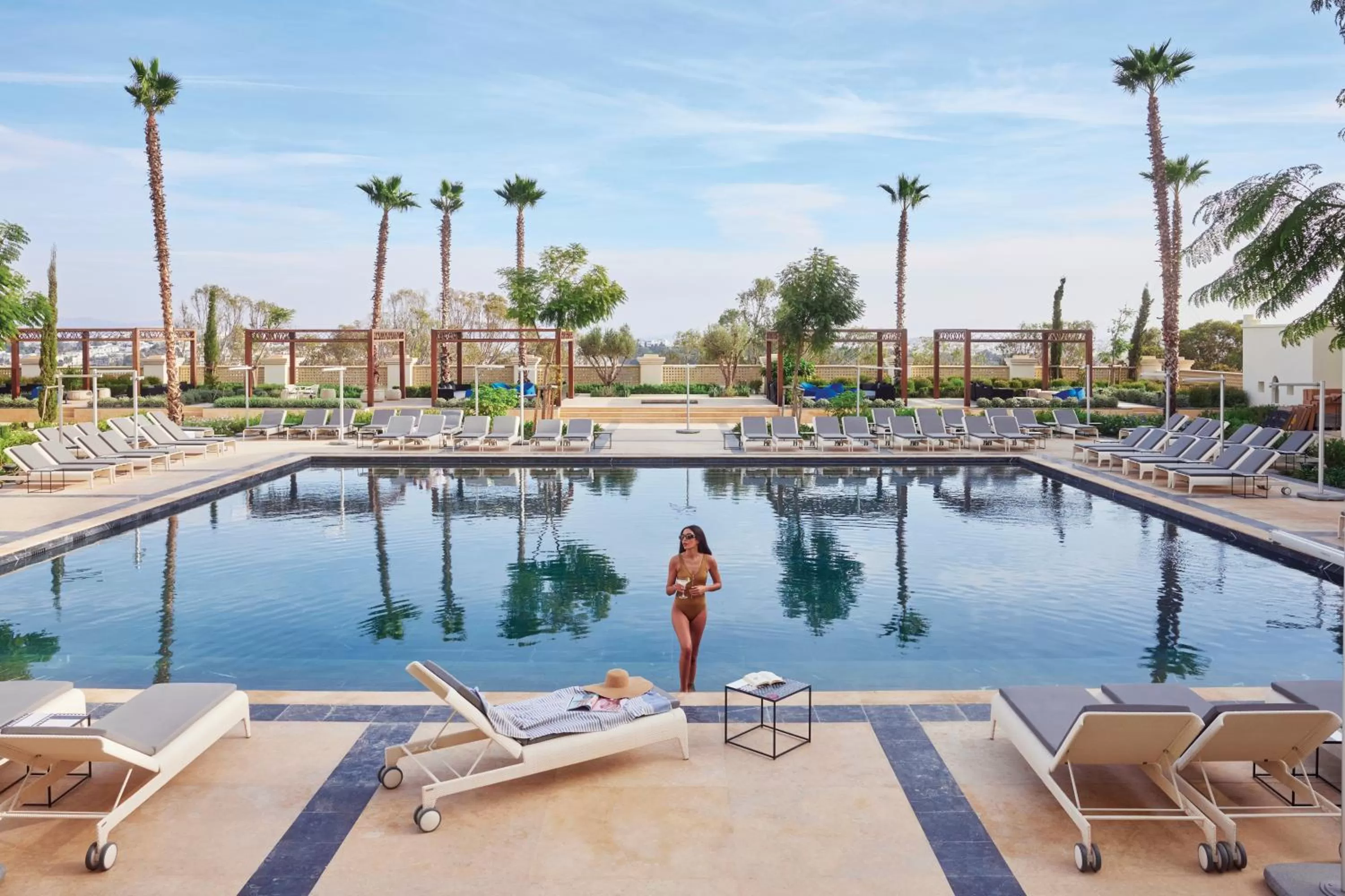 Swimming pool in Fairmont Tazi Palace Tangier