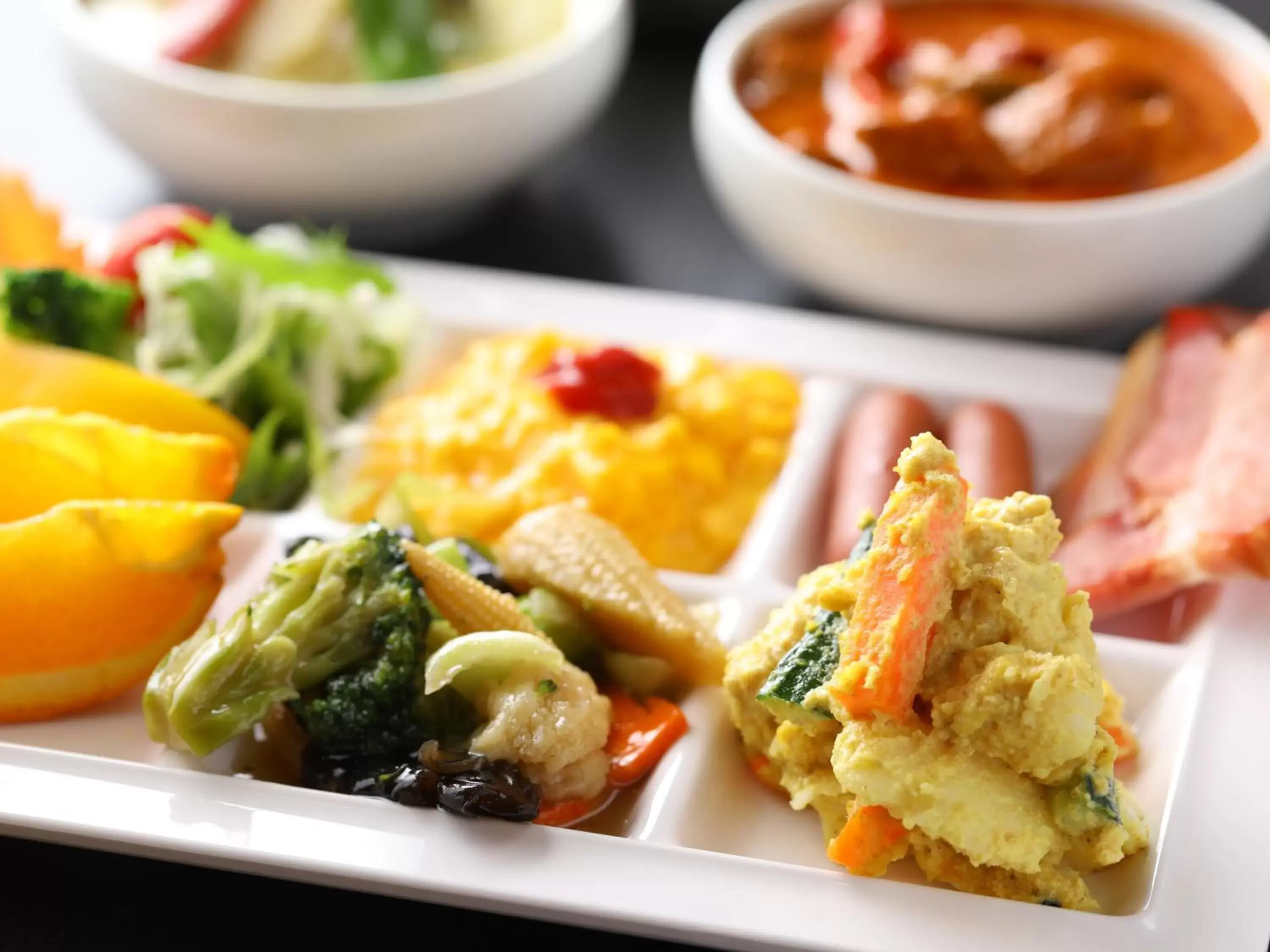 Buffet breakfast in APA Hotel Shinjuku Kabukicho Chuo Buffet breakfast in APA Hotel Shinjuku Kabukicho Chuo