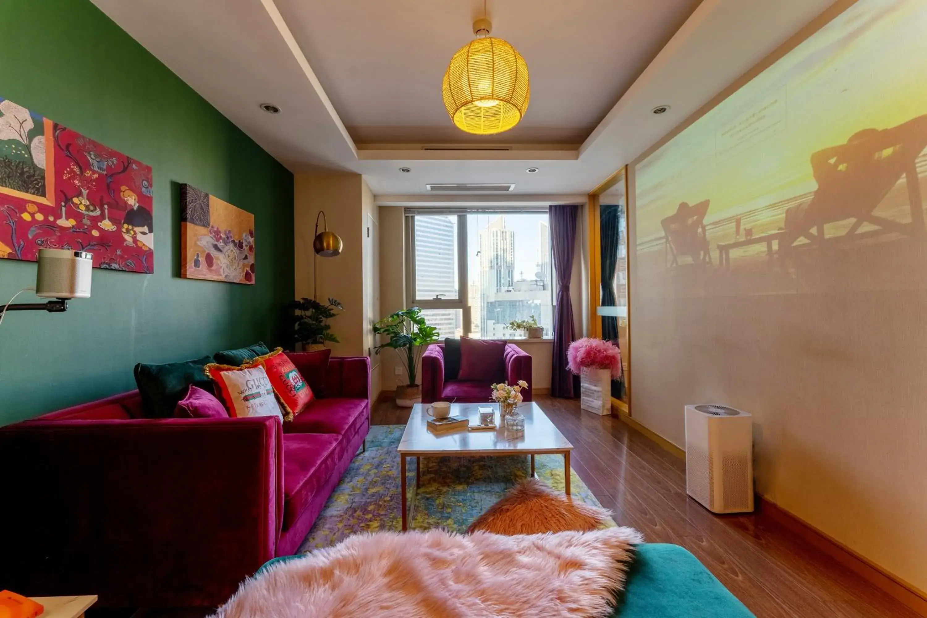 Seating Area in Tianjin G'apartment - Five Great Avenues