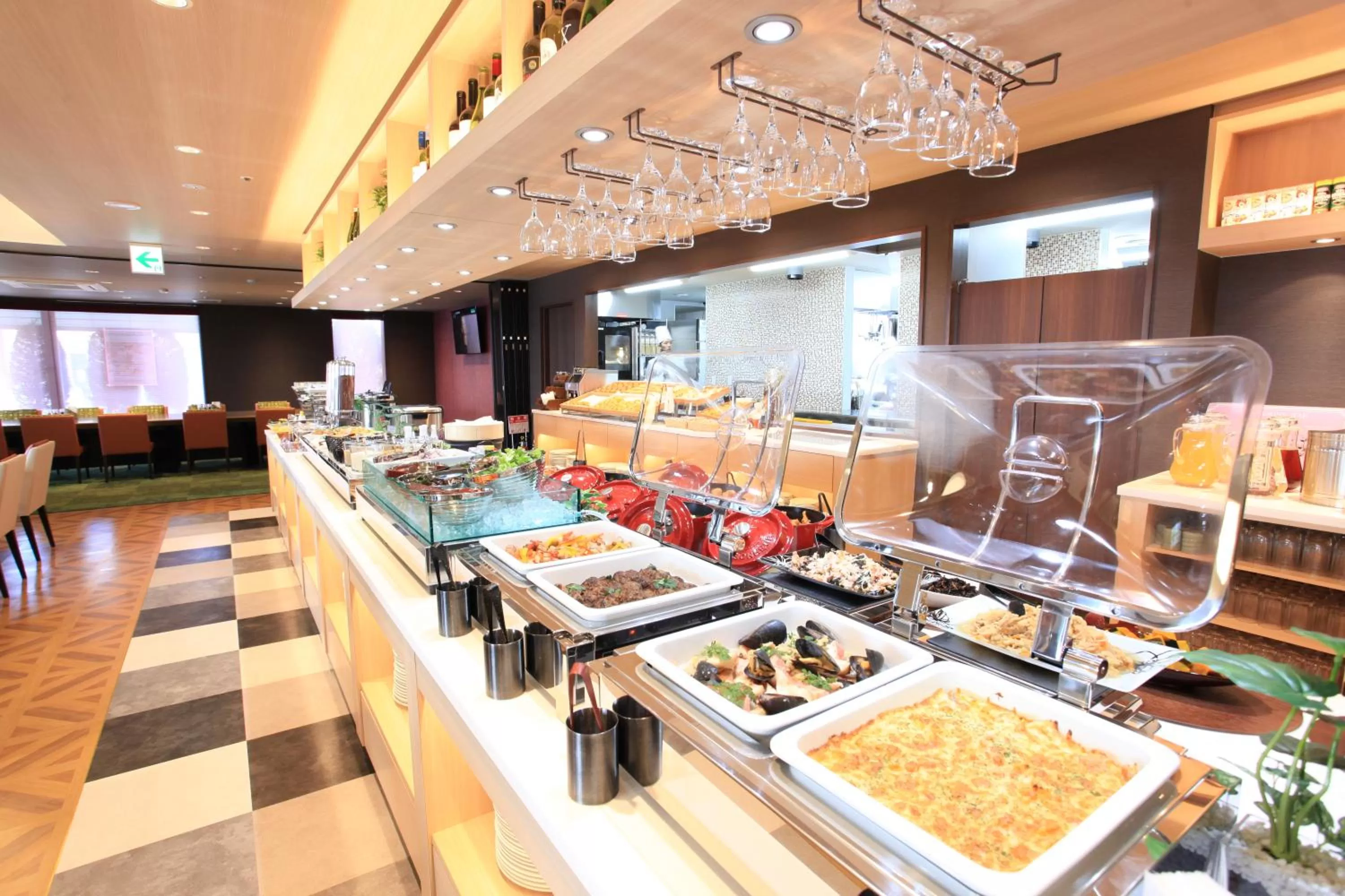 American breakfast in Urban Hotel Kyoto