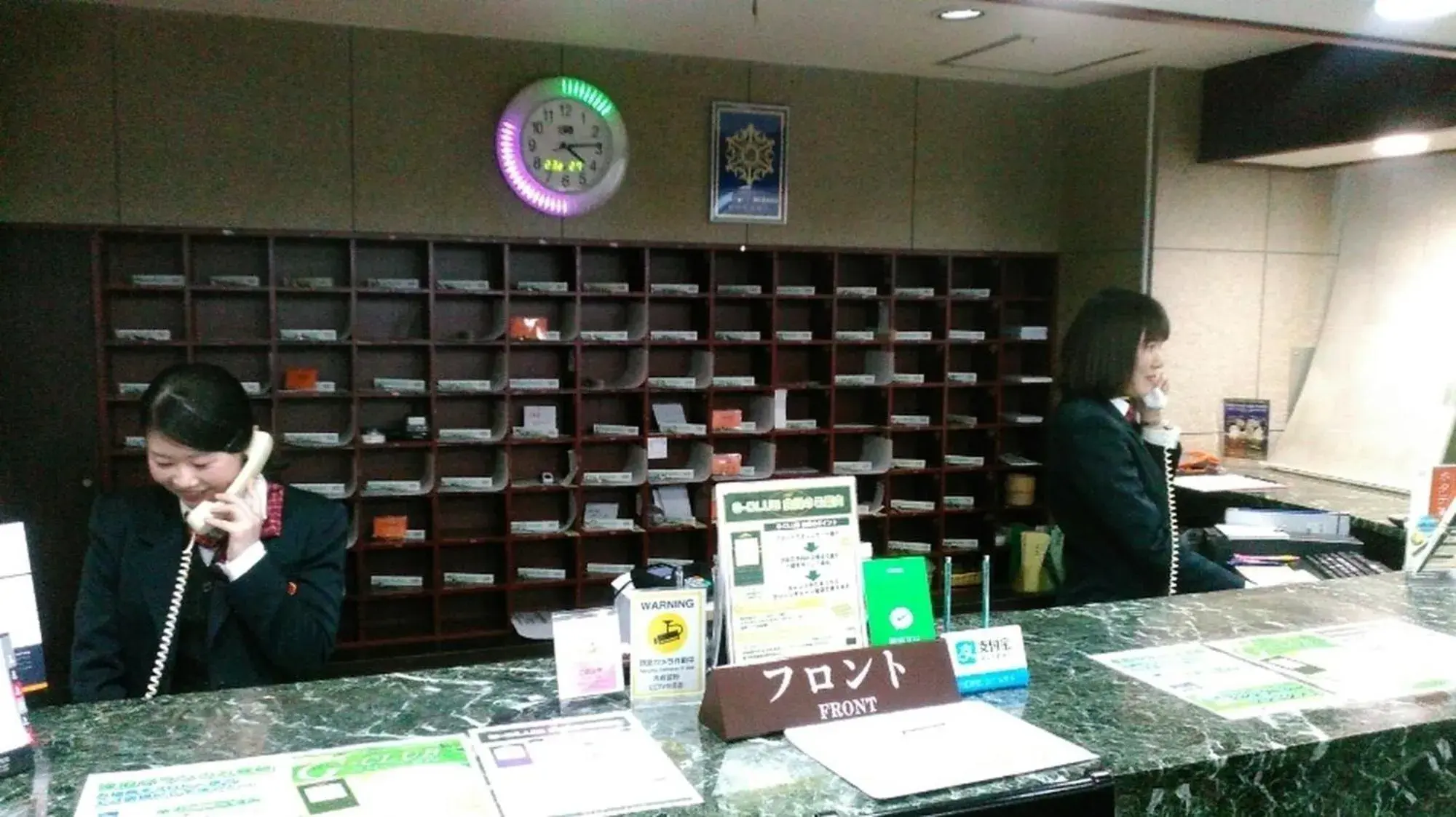 Staff, Lobby/Reception in Hotel Green Pacific