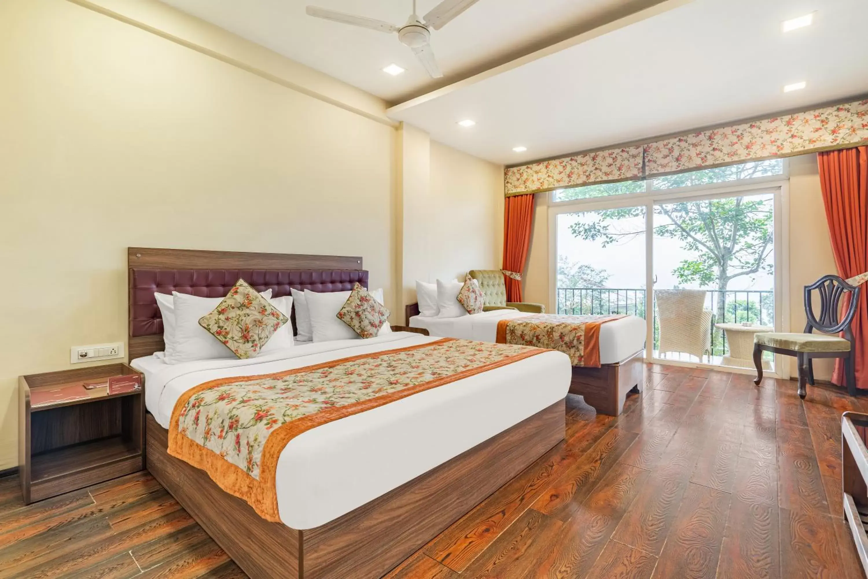 Bed in Summit Barsana Resort & Spa