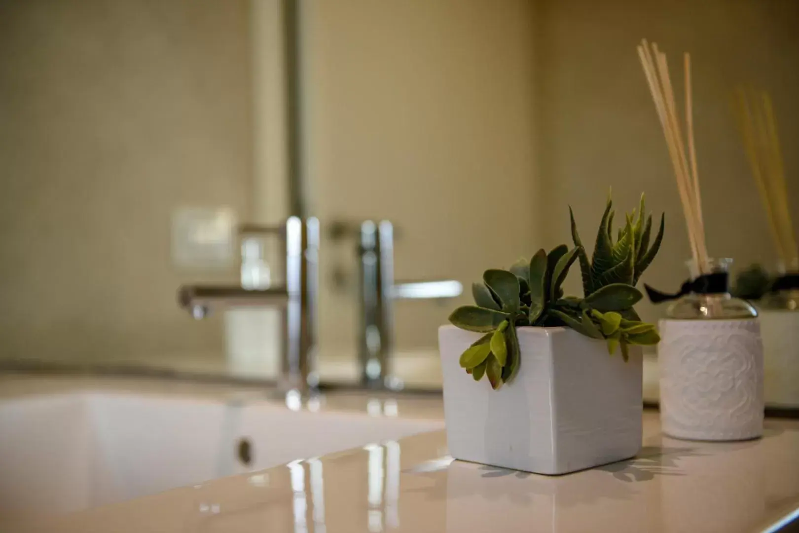 Decorative detail, Bathroom in Baldinini Hotel