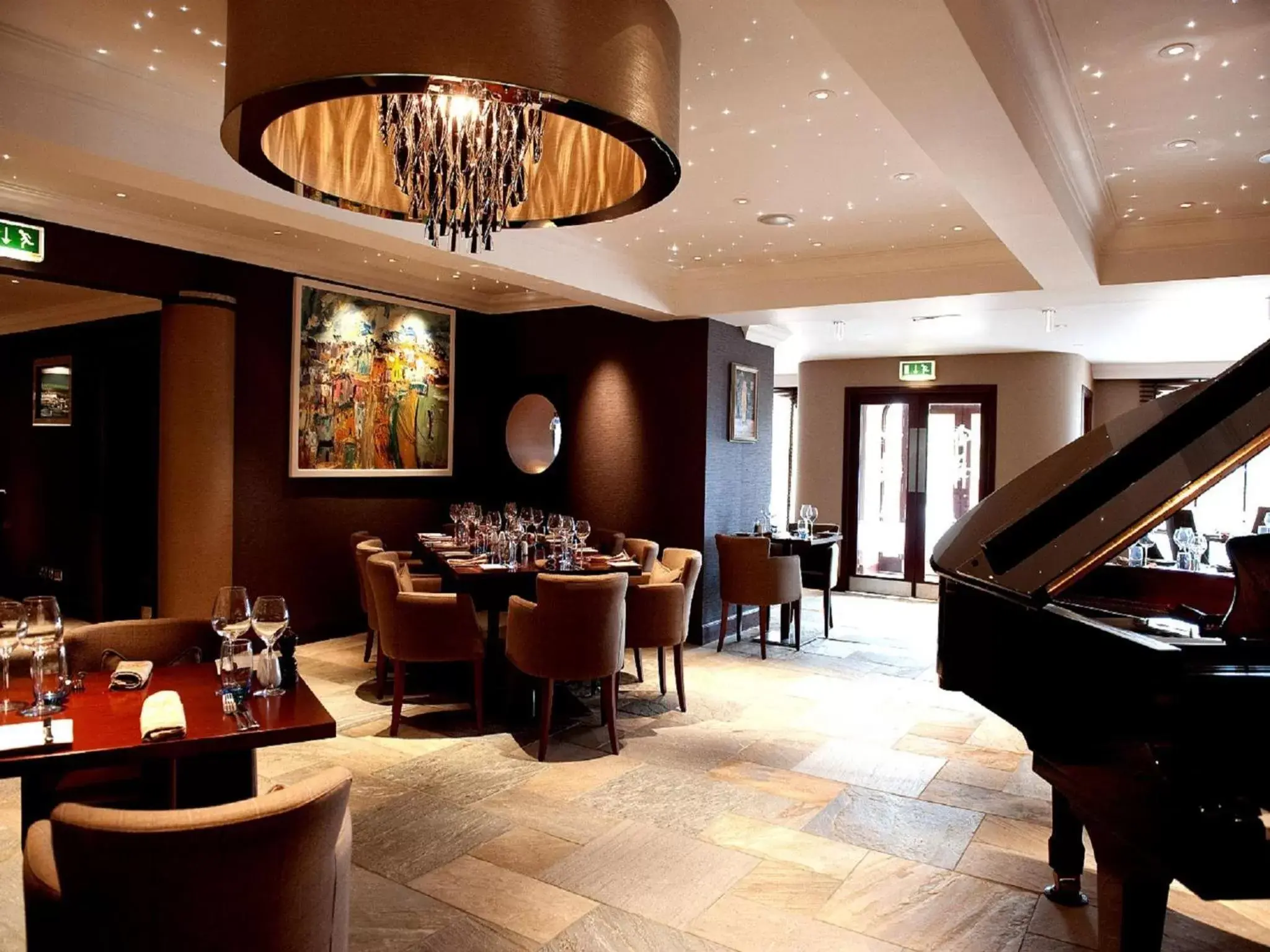 Dining area in The Mansefield Hotel