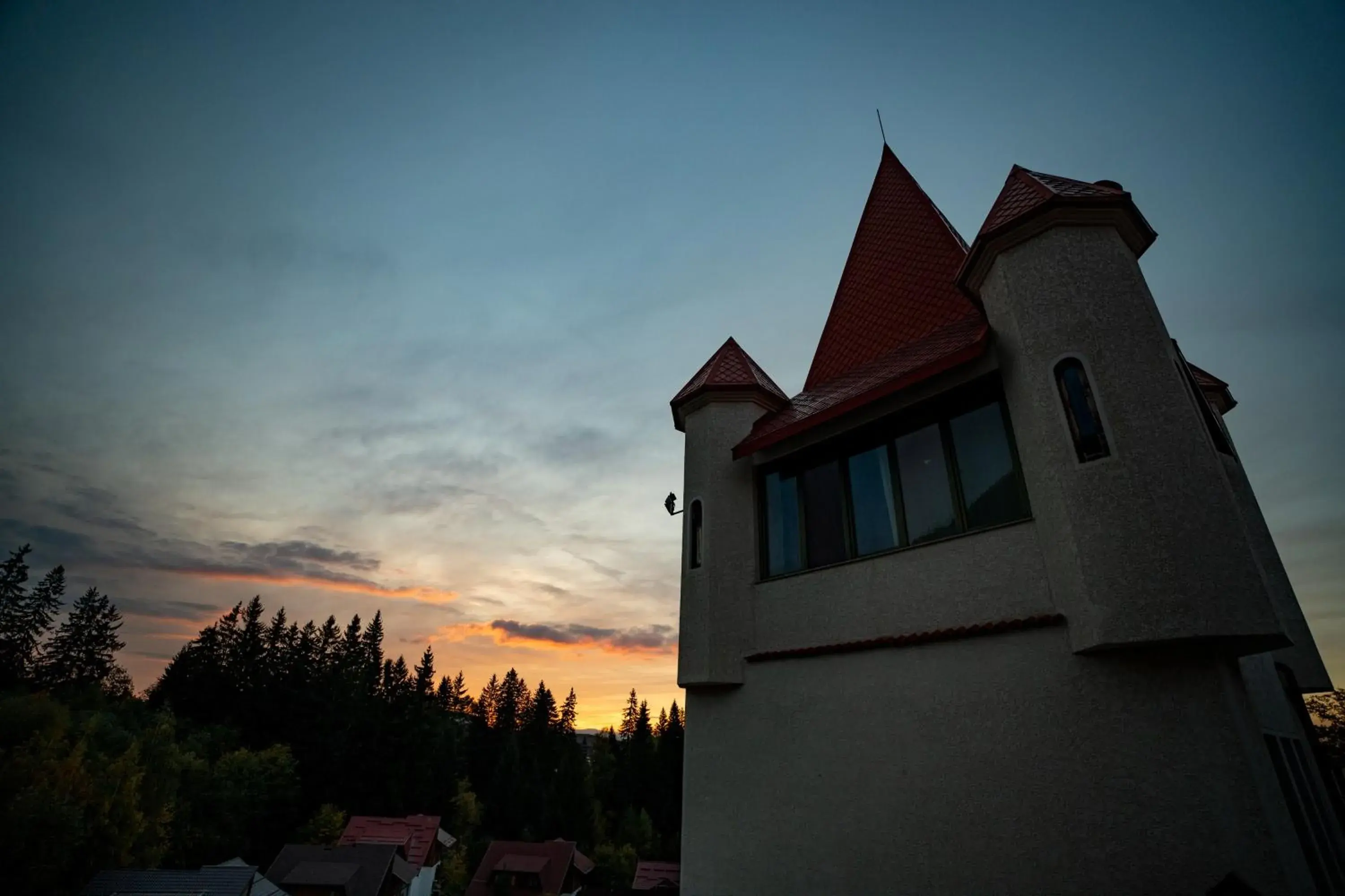 View (from property/room), Property Building in House of Dracula Hotel