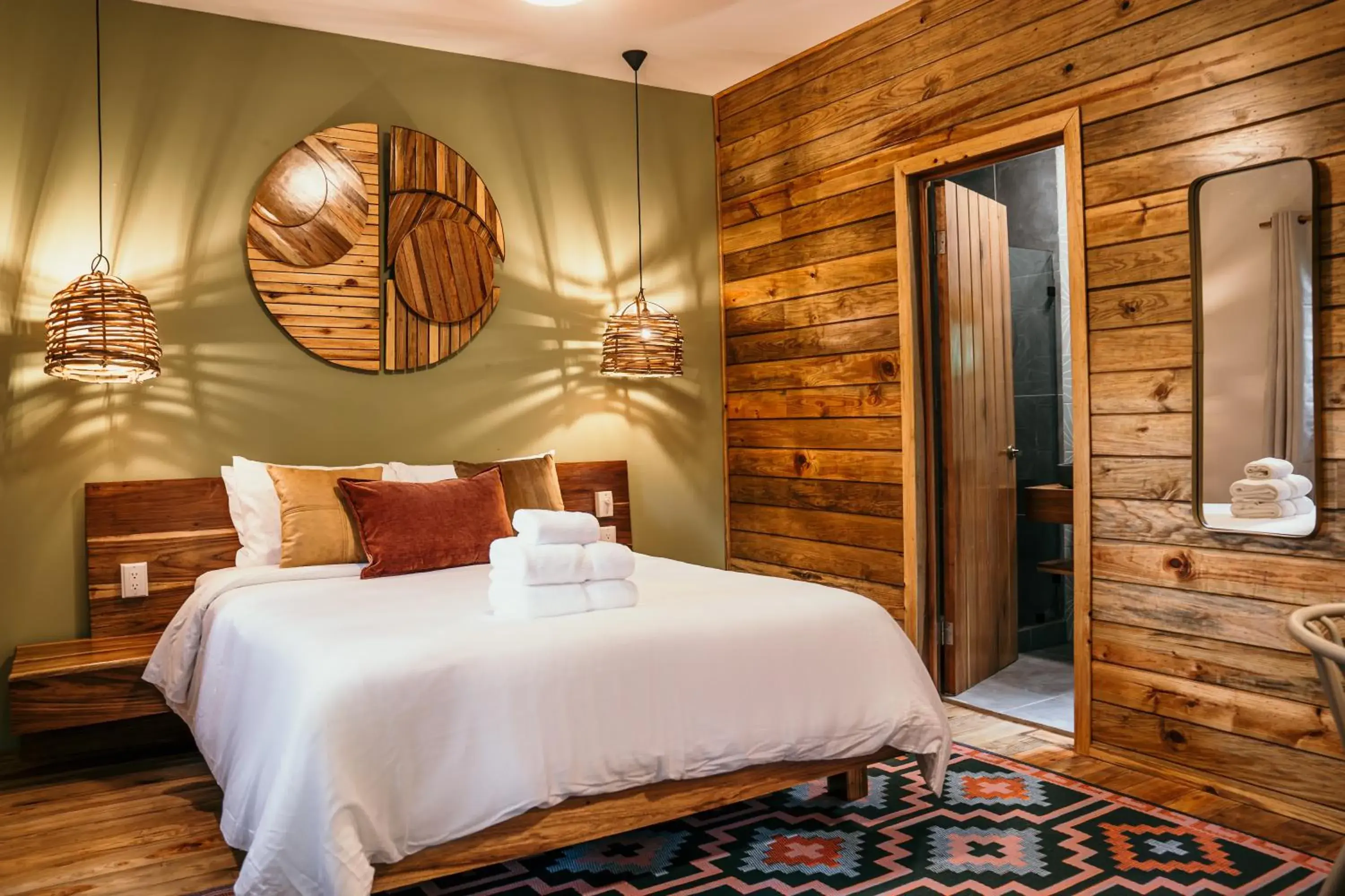 Bed in Palmar Beach Lodge