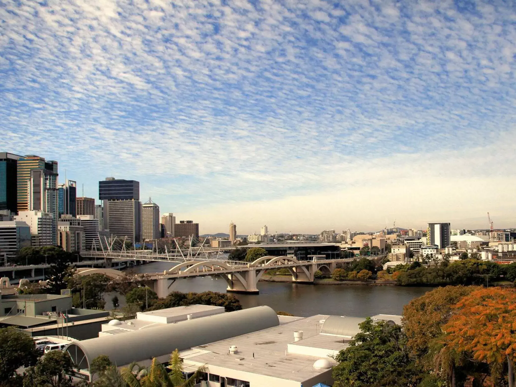 View (from property/room) in Brisbane City YHA