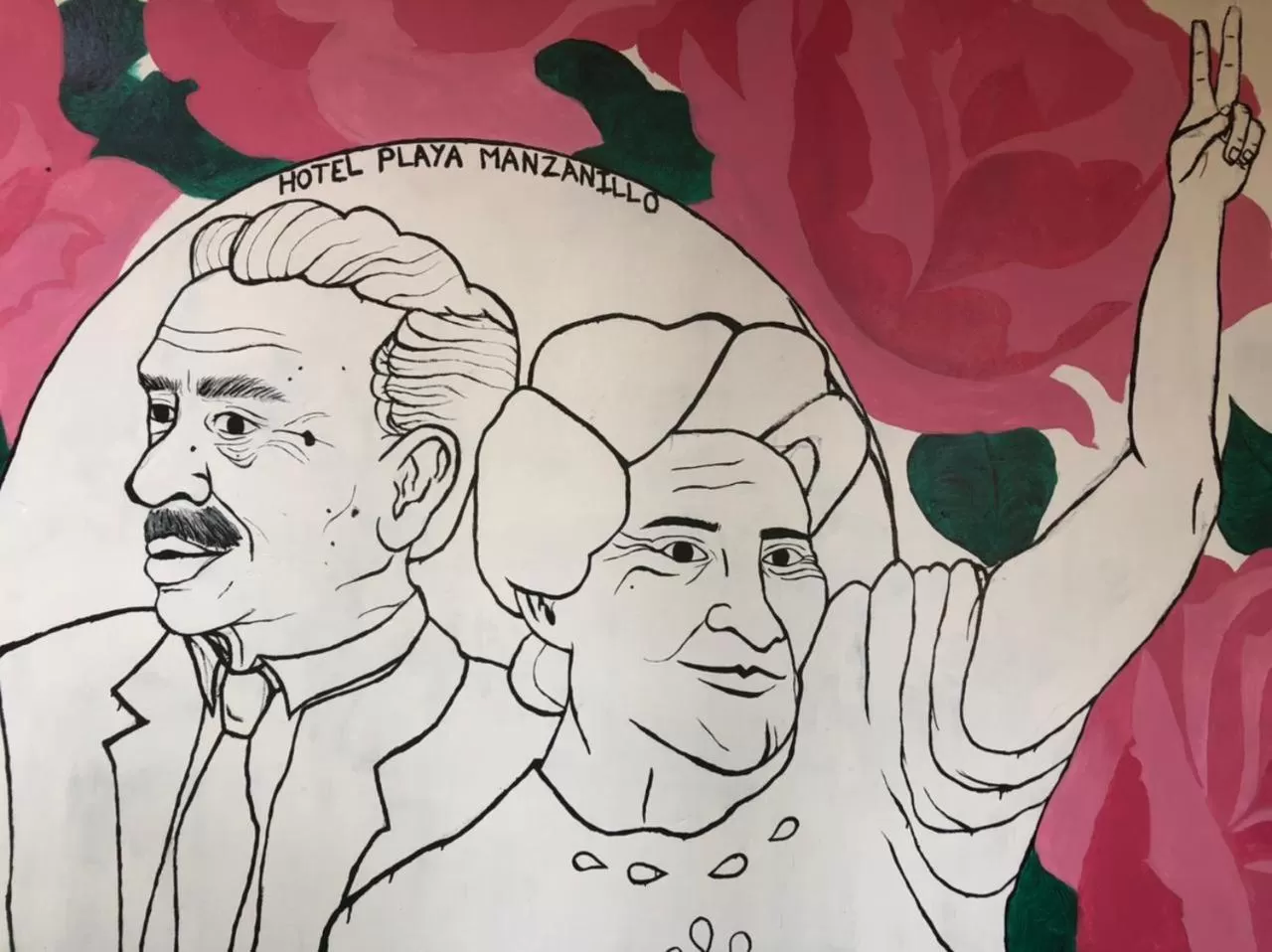 Property building in Hotel Posada Playa Manzanillo