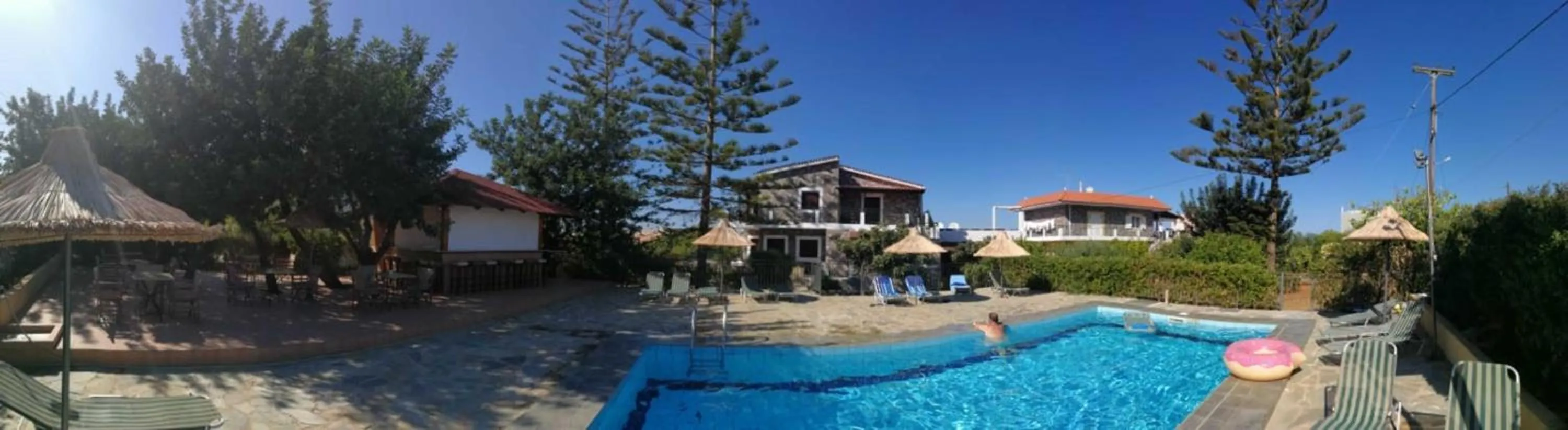 Bird's eye view in Villa Medusa