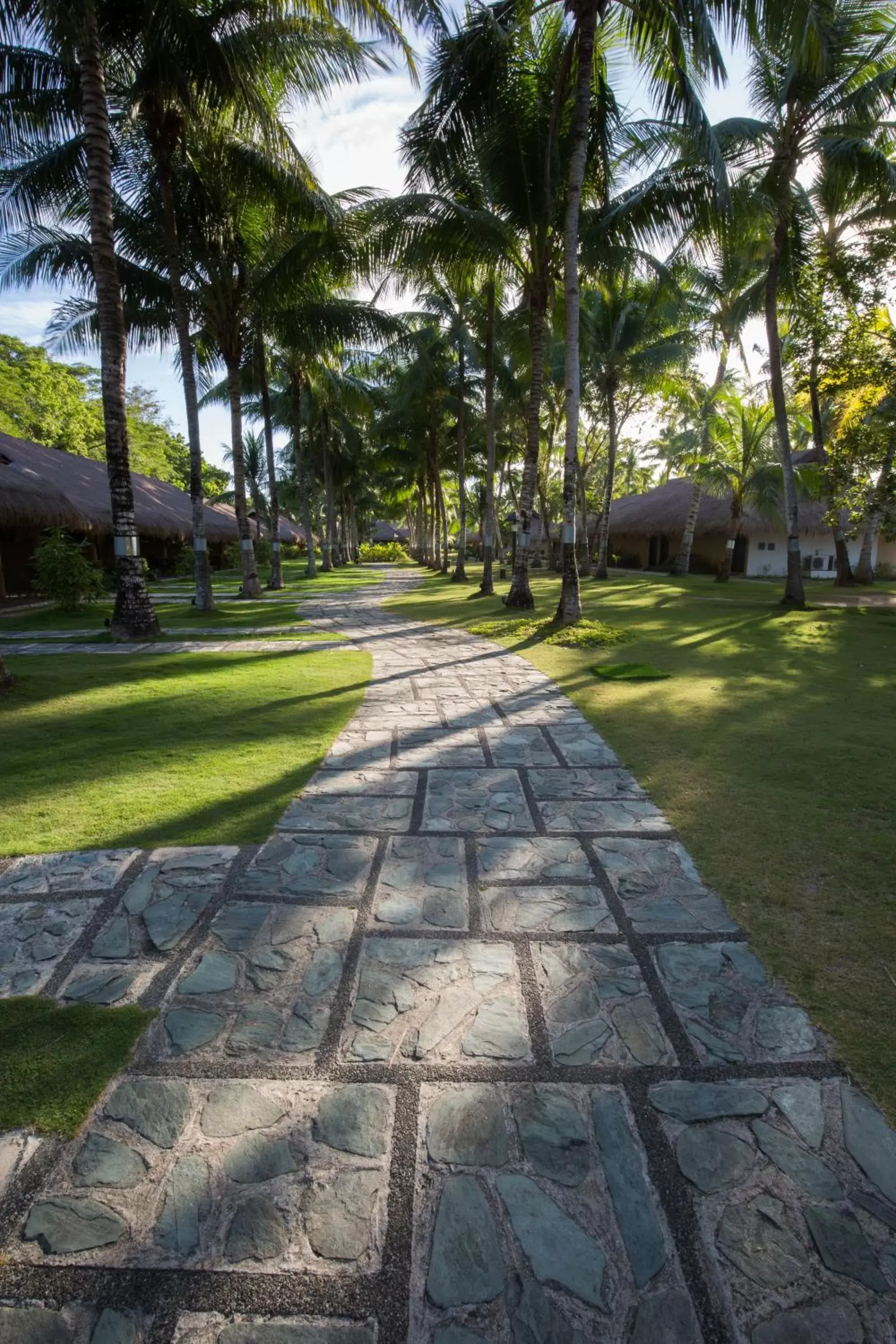 Garden view in South Palms Resort Panglao