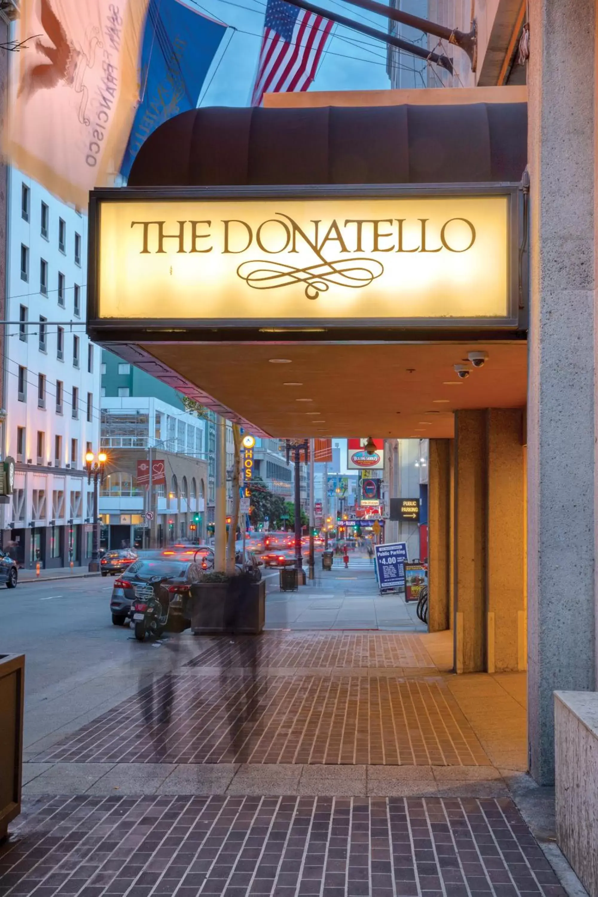 Facade/entrance in The Donatello Hotel