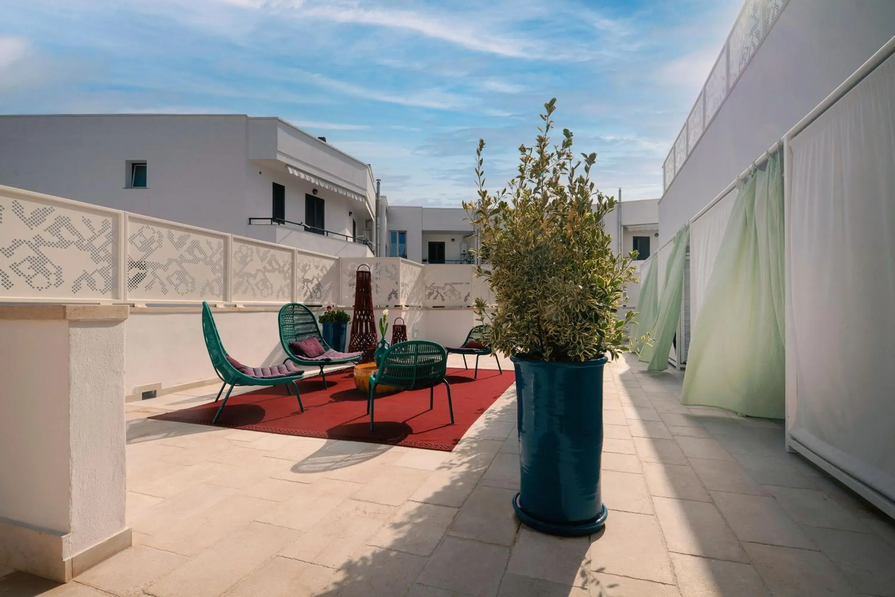 Patio, Property Building in Hotel San Giuseppe