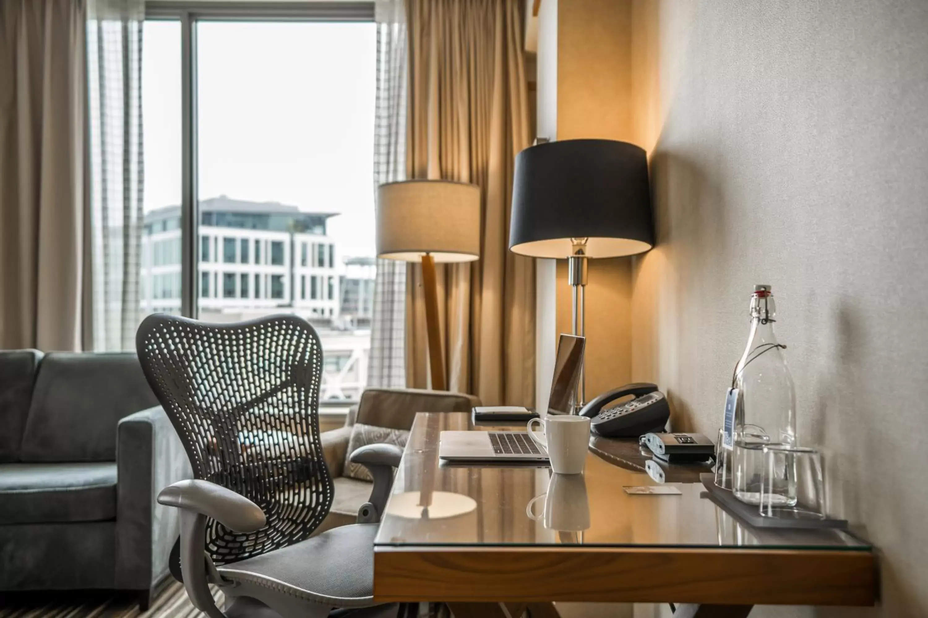 Decorative detail, Seating Area in Pan Pacific Seattle