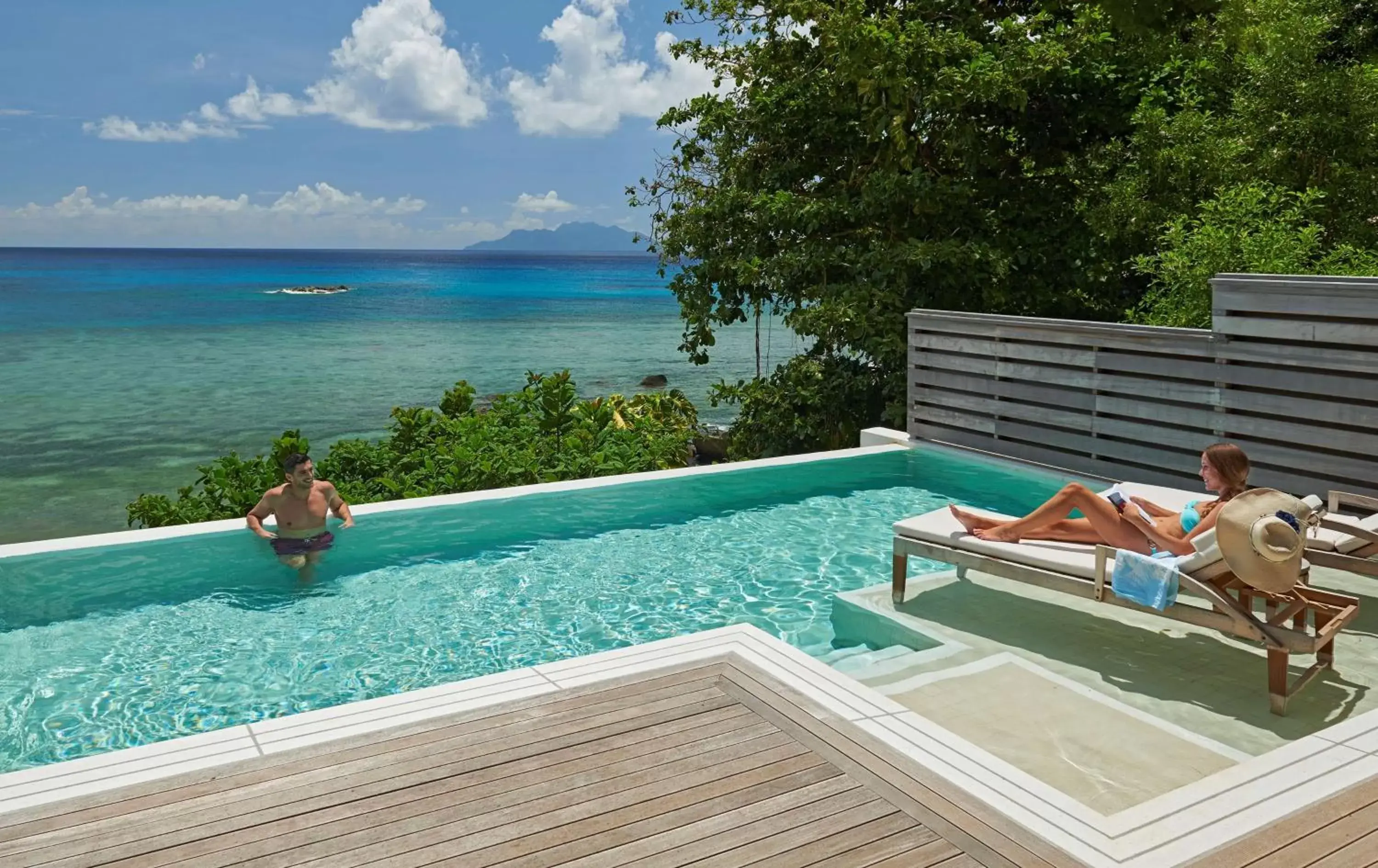 Pool view, Swimming Pool in Hilton Seychelles Northolme Resort & Spa