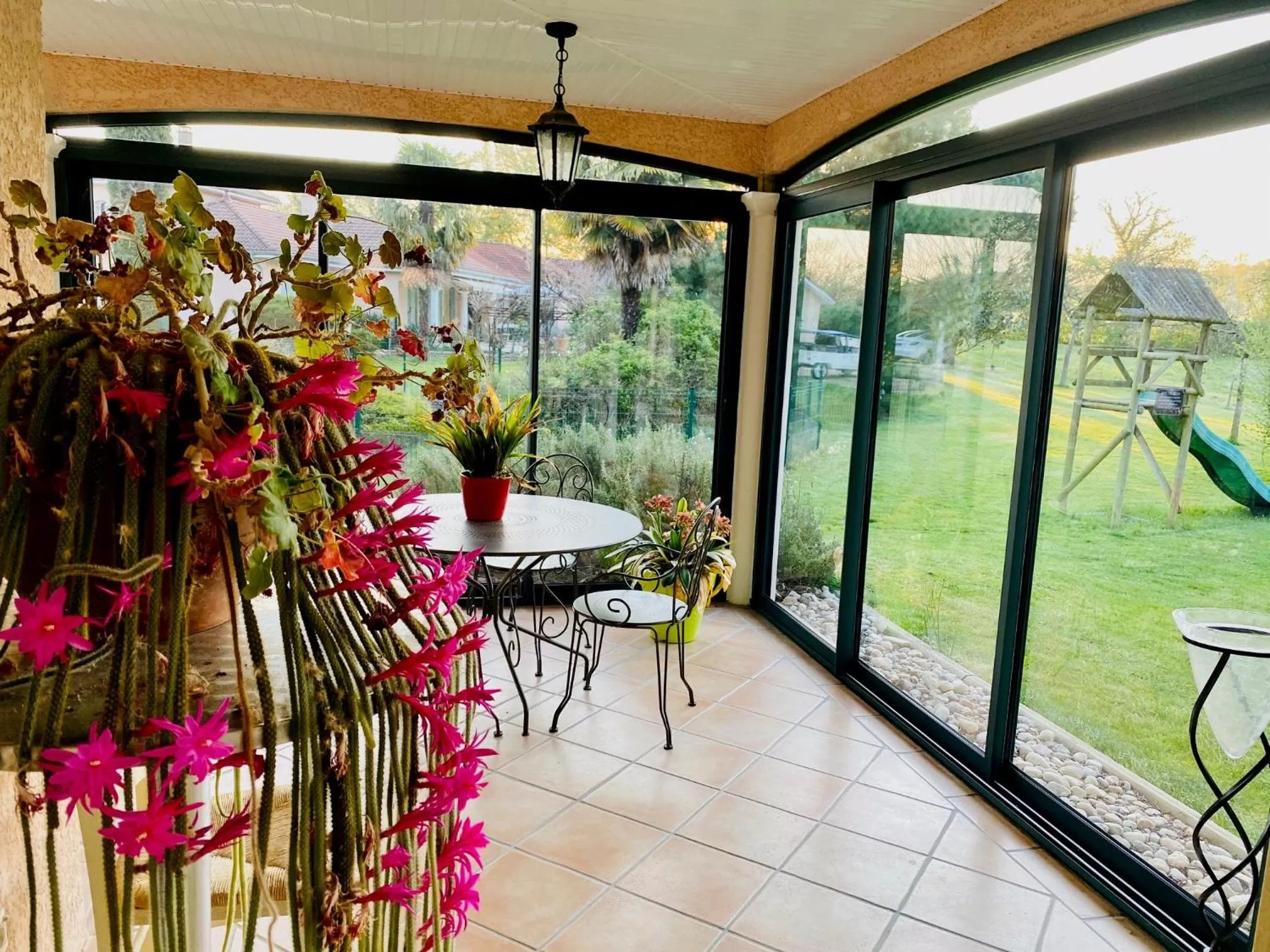 Garden view in Les Villas du Domaine de Suzel