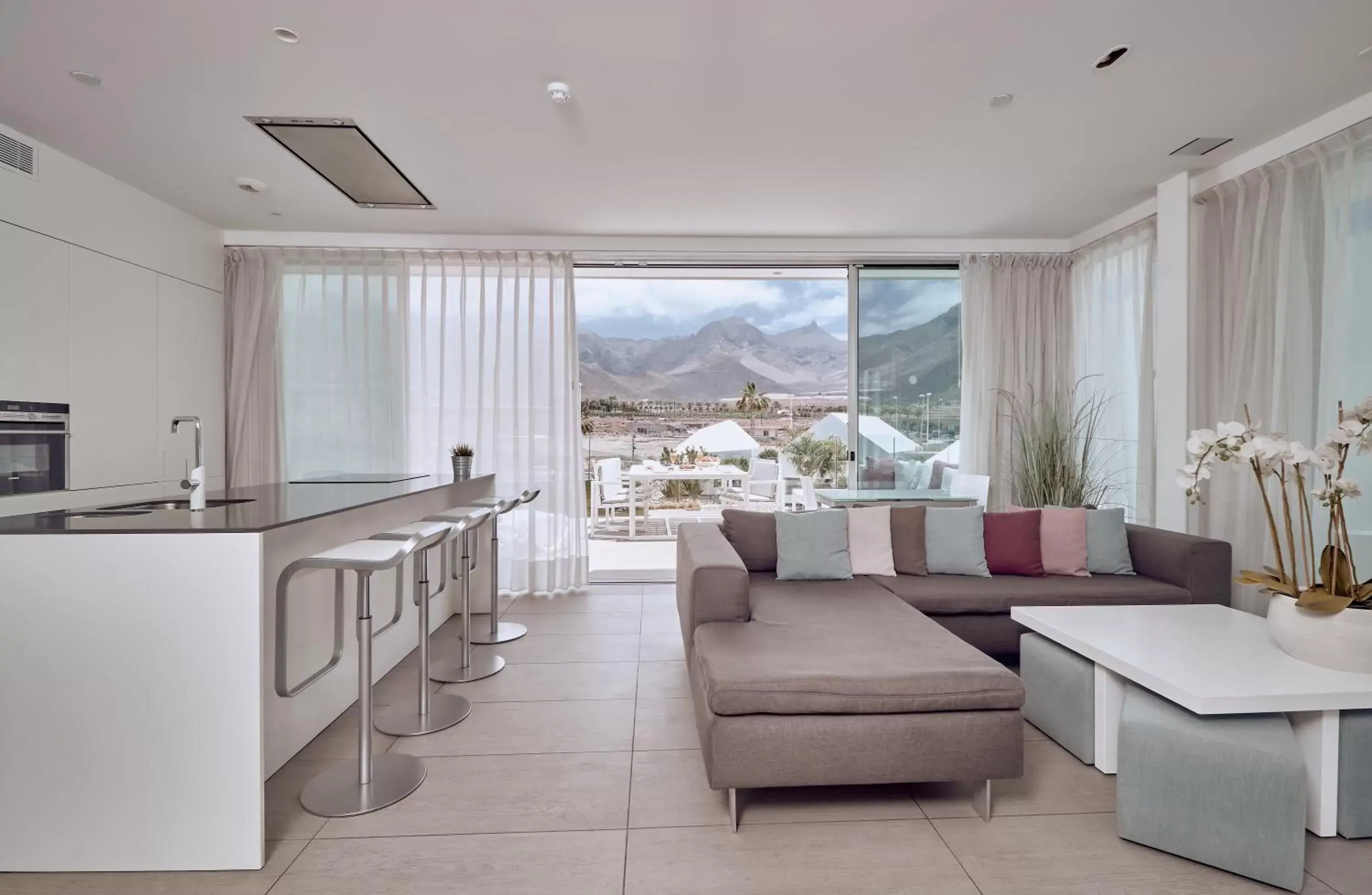 Living room in Hotel Baobab Suites