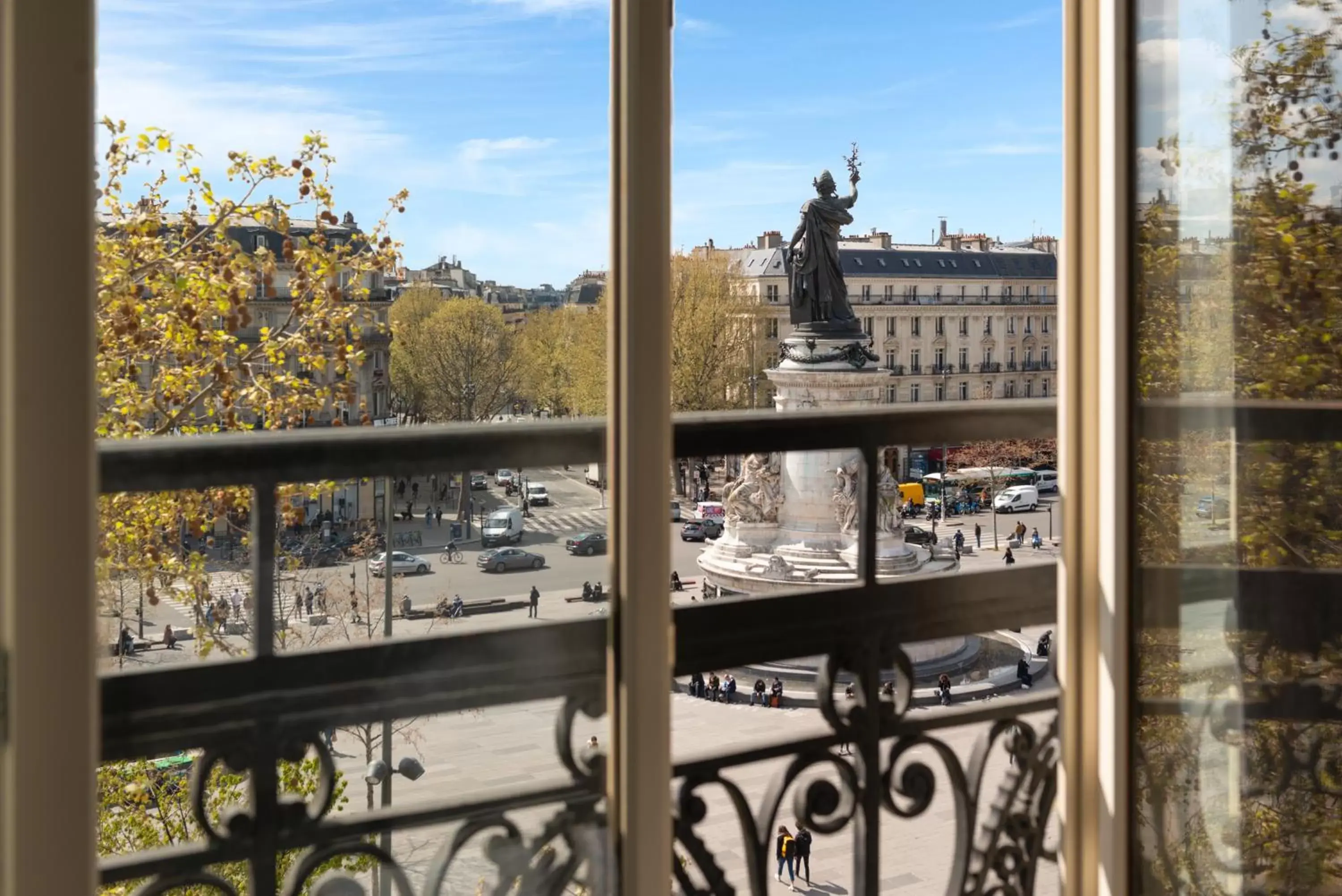 City view in Crowne Plaza Paris République, an IHG Hotel