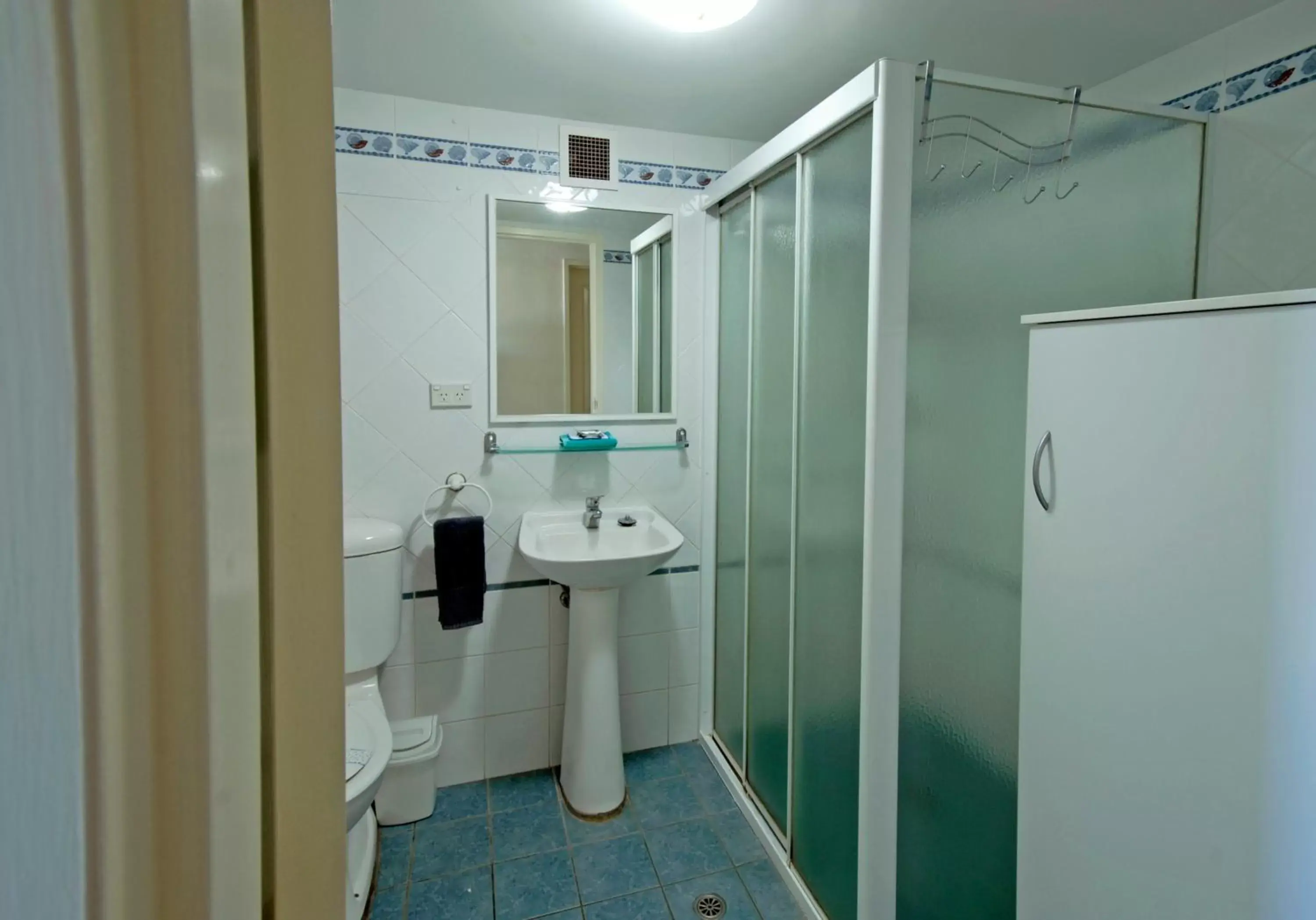 Bathroom in Marcel Towers Holiday Apartments