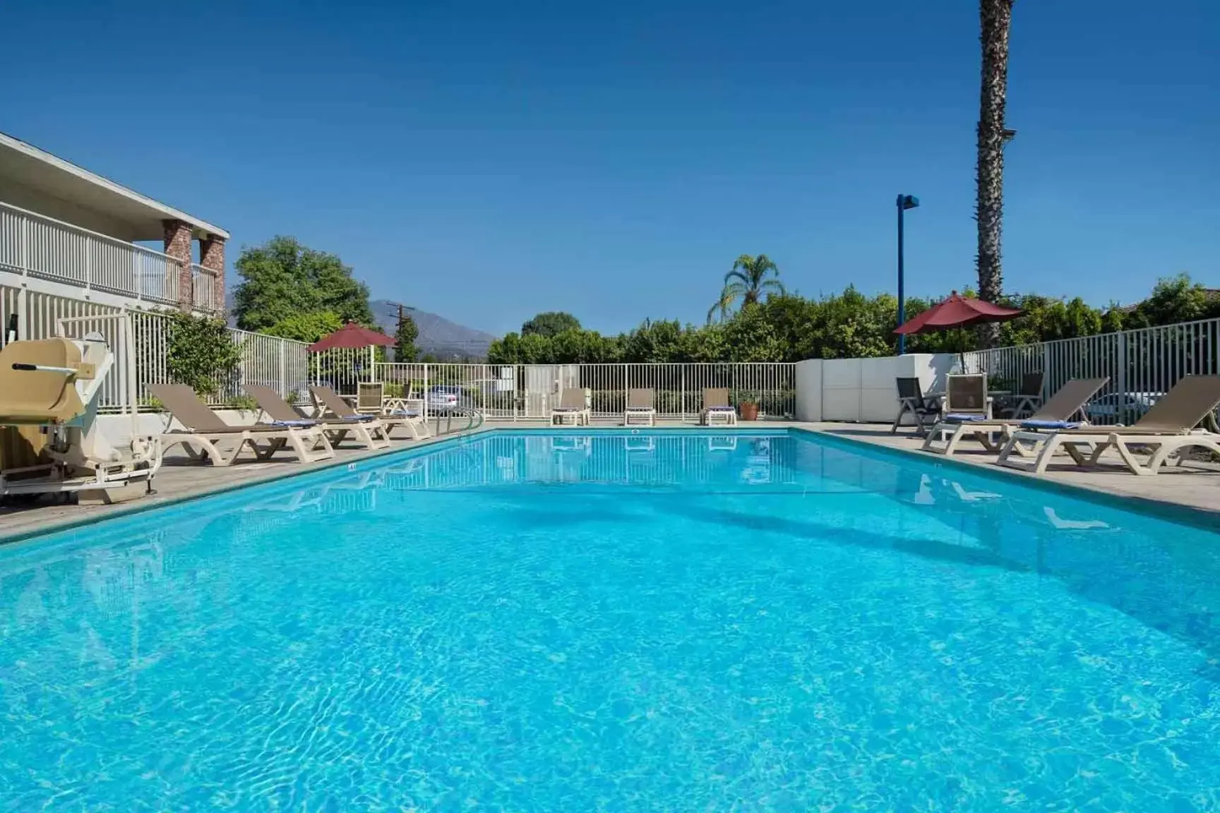 Pool view, Swimming Pool in Motel 6-Arcadia, CA - Los Angeles - Pasadena Area