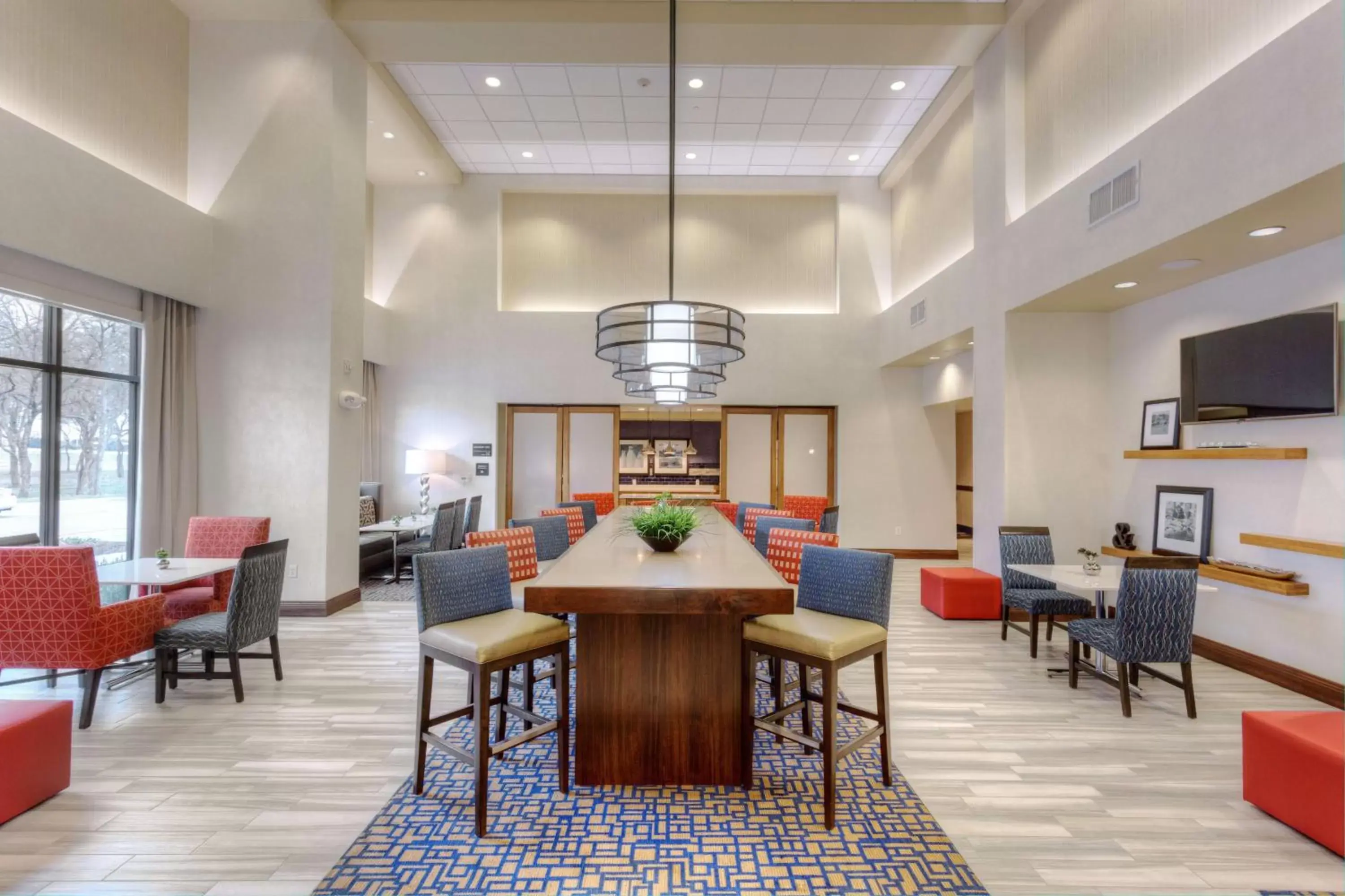 Lobby or reception, Restaurant/Places to Eat in Hampton Inn & Suites Dallas/Plano-East