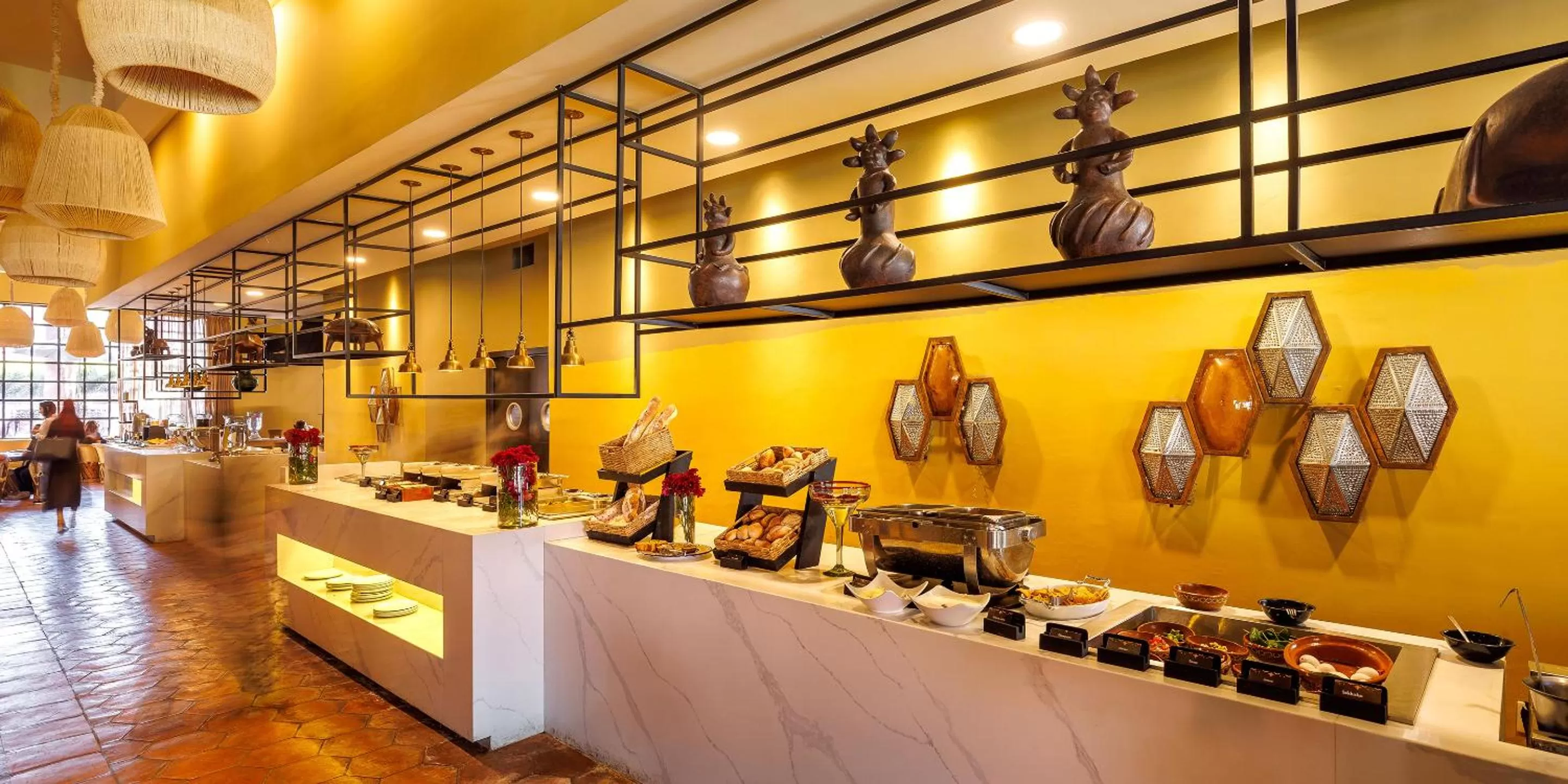 Buffet breakfast in Real de Minas San Miguel de Allende