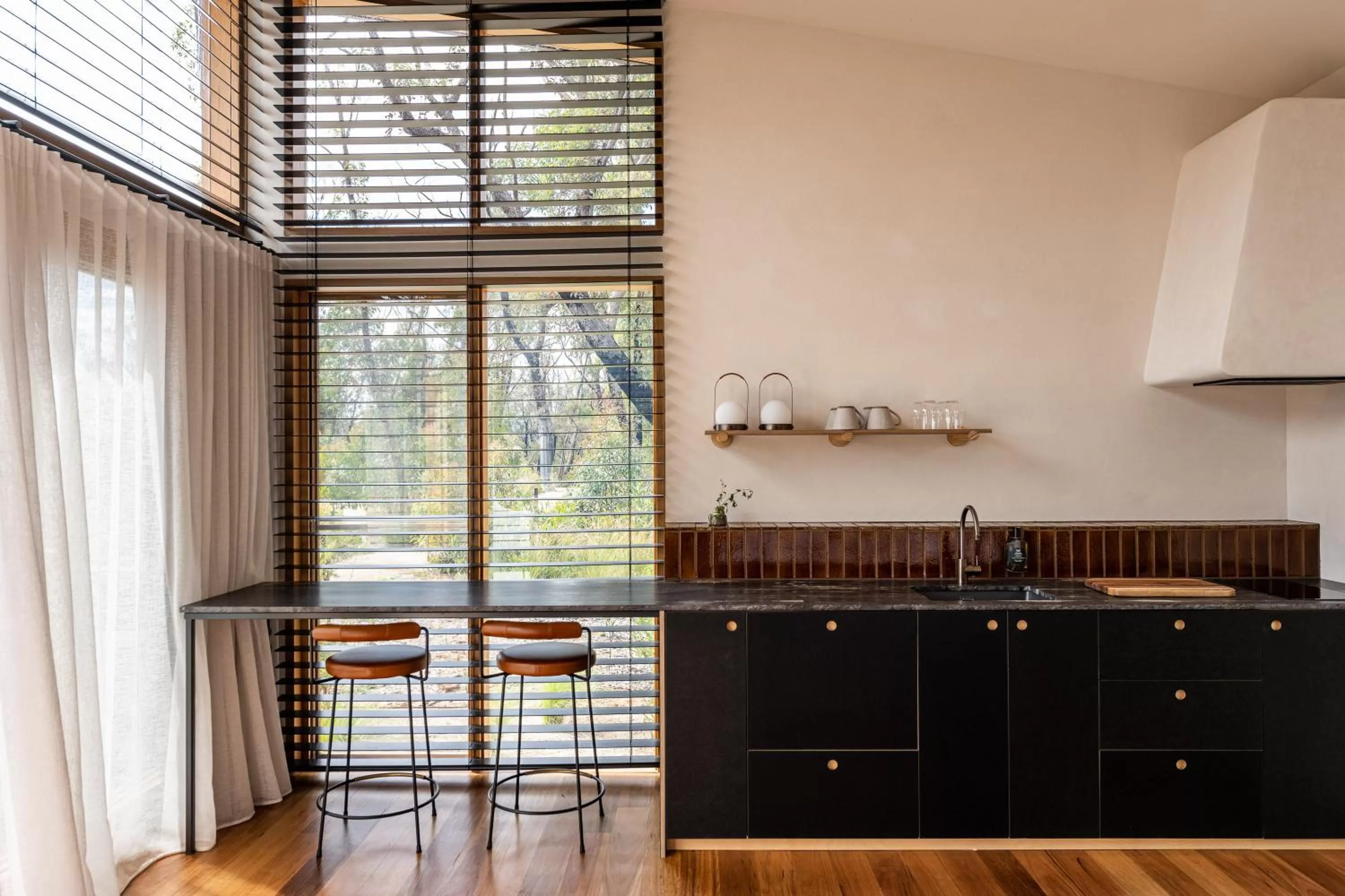 kitchen in Chalets at Blackheath