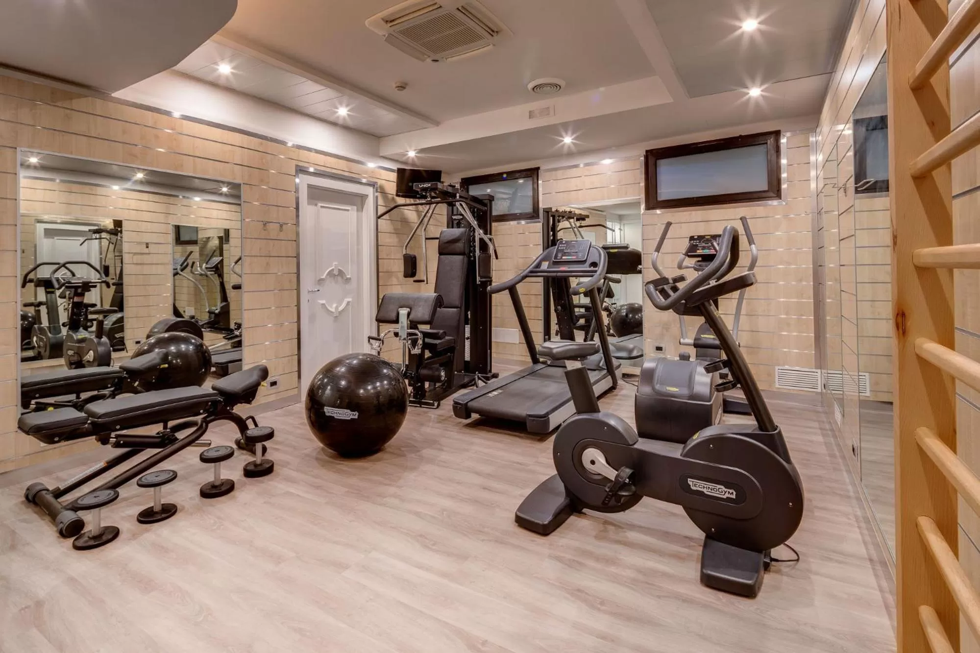 Fitness centre/facilities in Hotel Roma