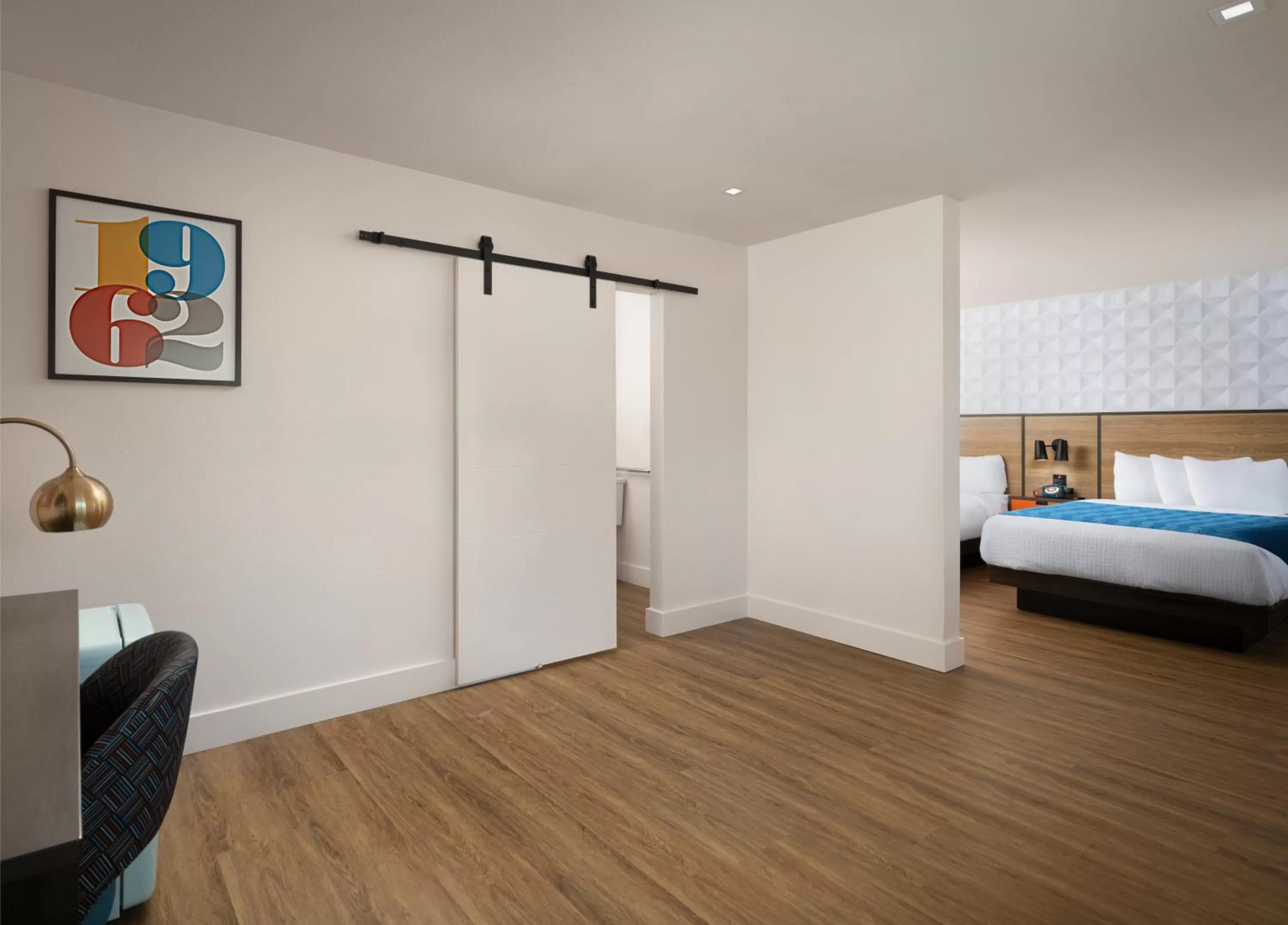 Bed in Motel 6-Santa Barbara, CA - Beach