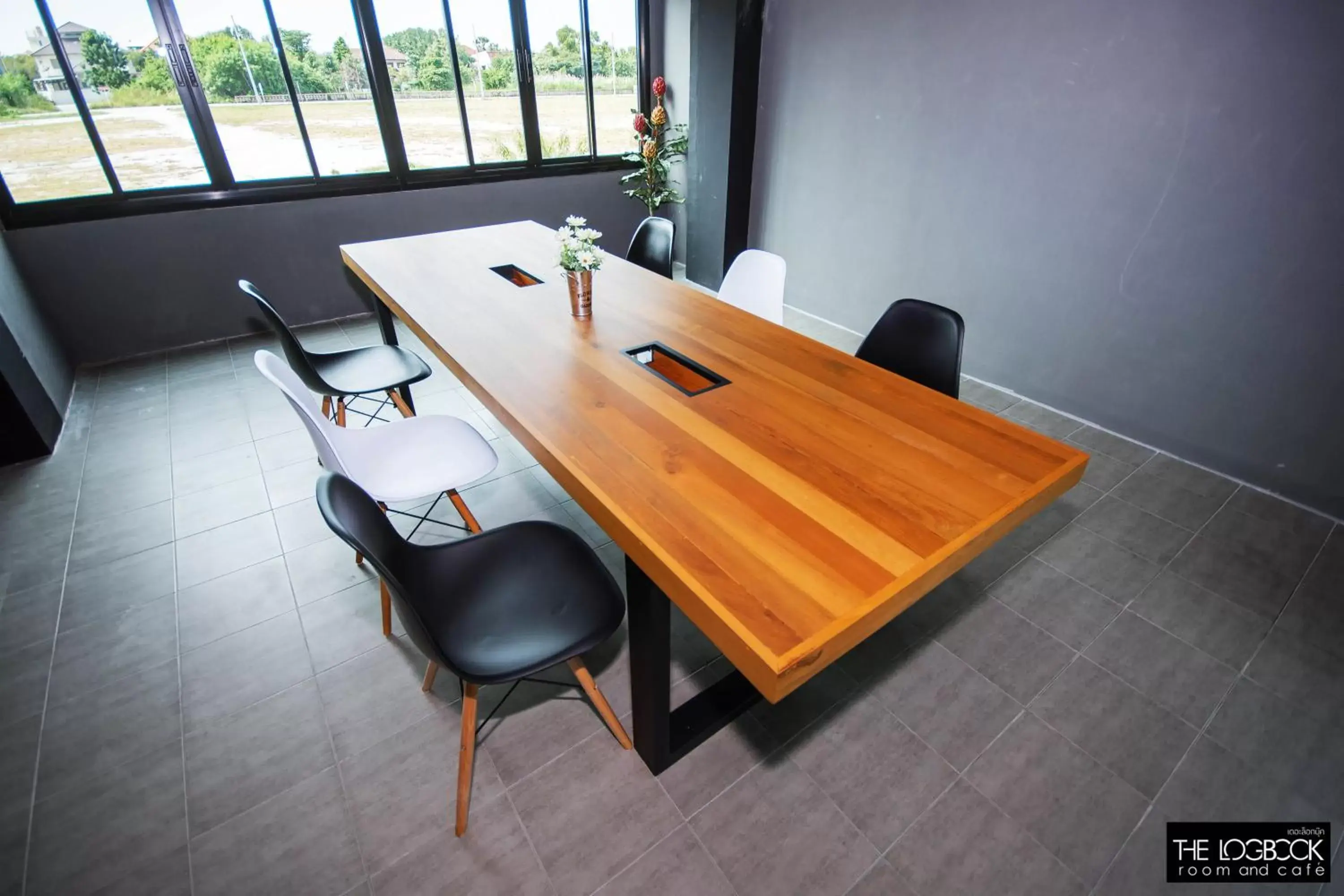 Staff, Dining Area in The LogBook Room and Cafe'