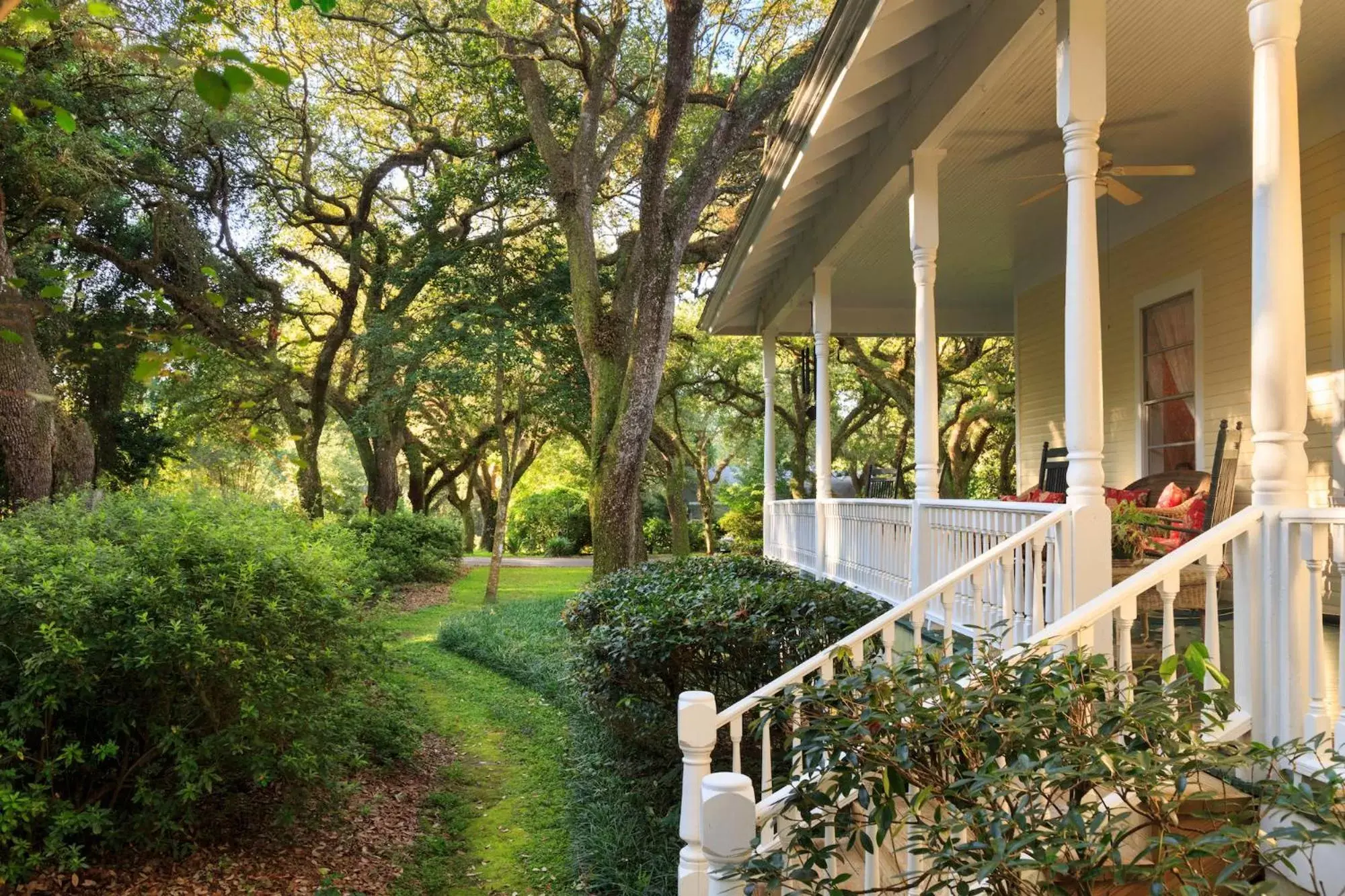 Balcony/Terrace in Magnolia Springs Bed and Breakfast