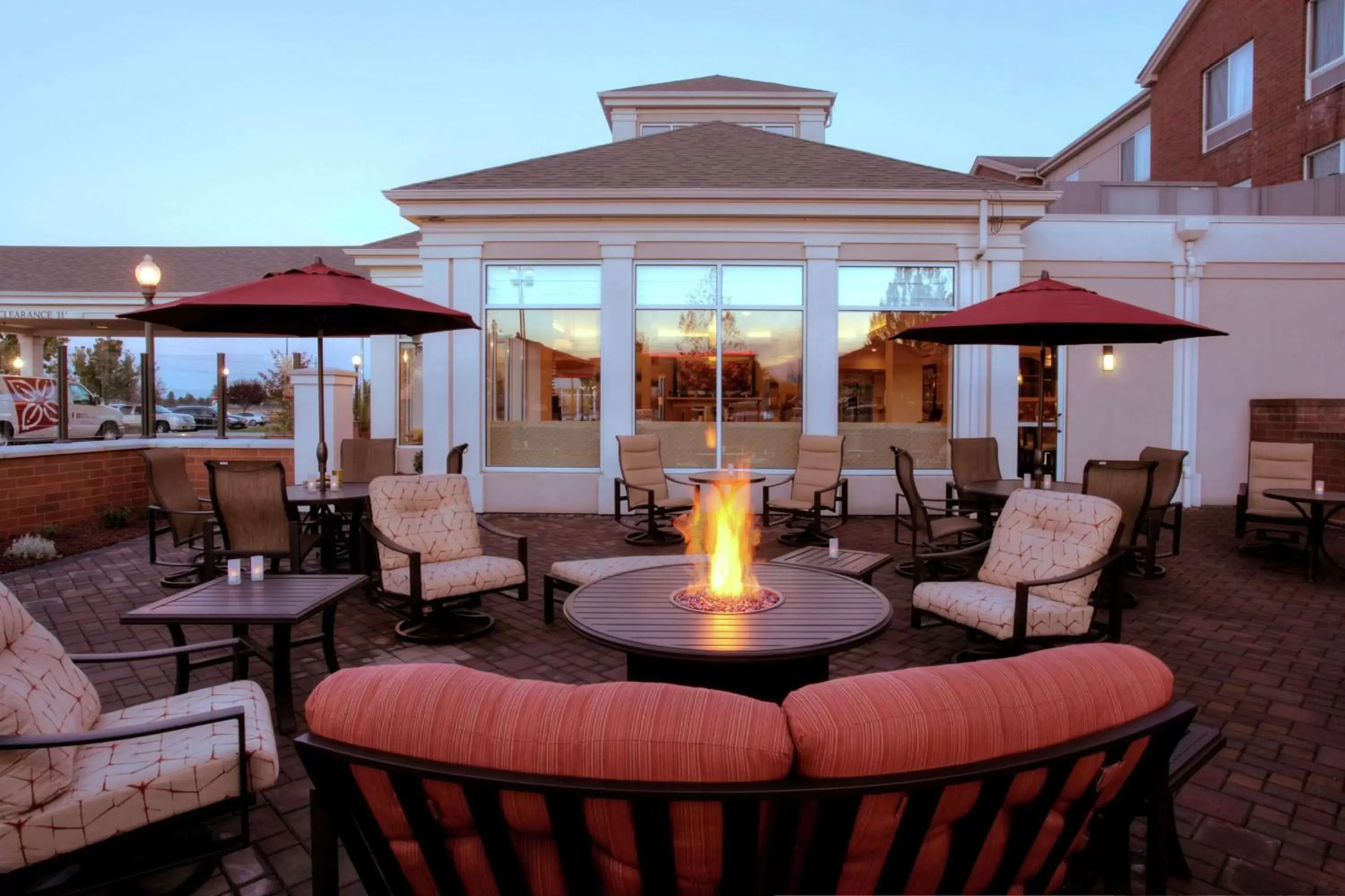 Patio in Hilton Garden Inn Spokane Airport