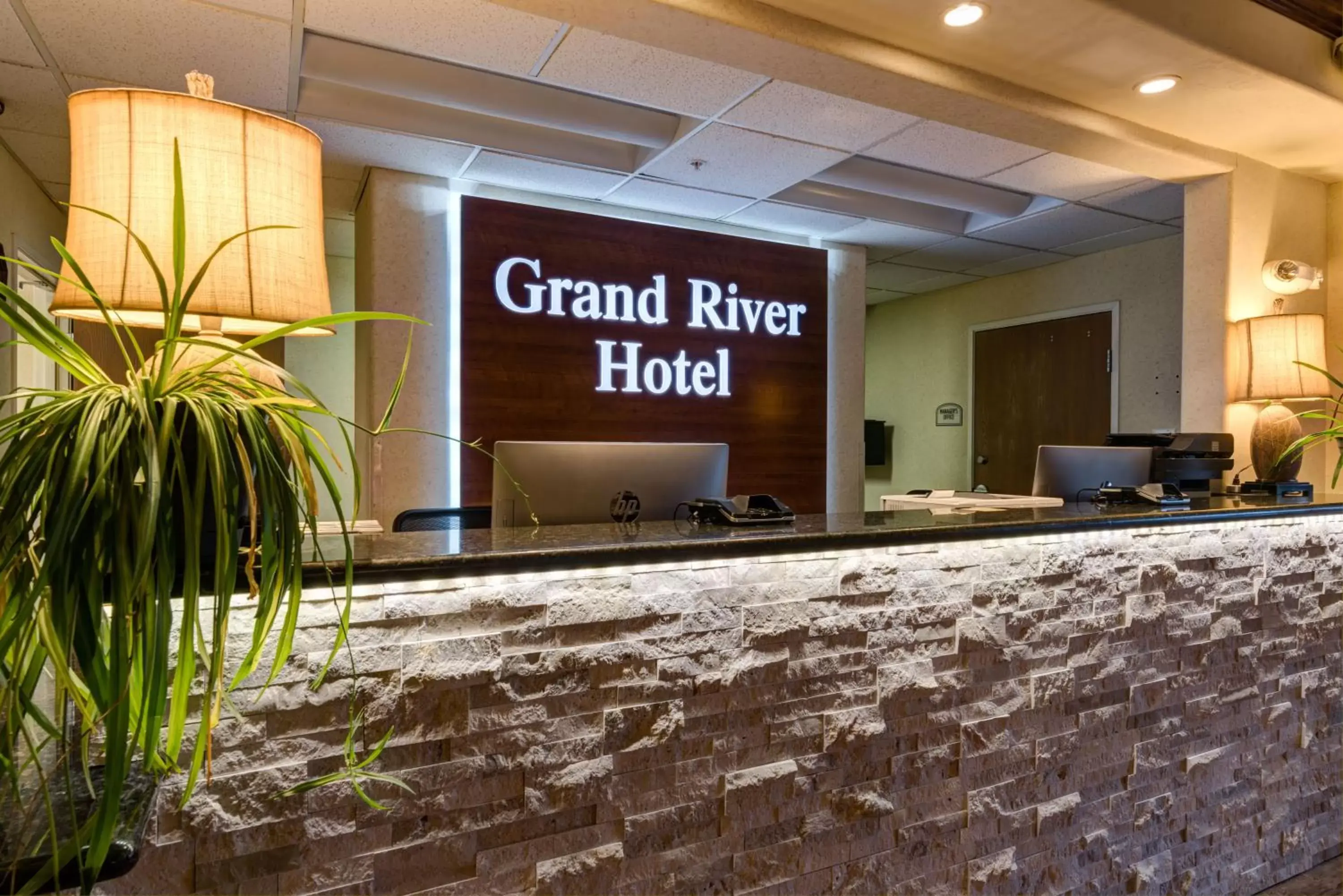 Lobby or reception in Grand River Hotel