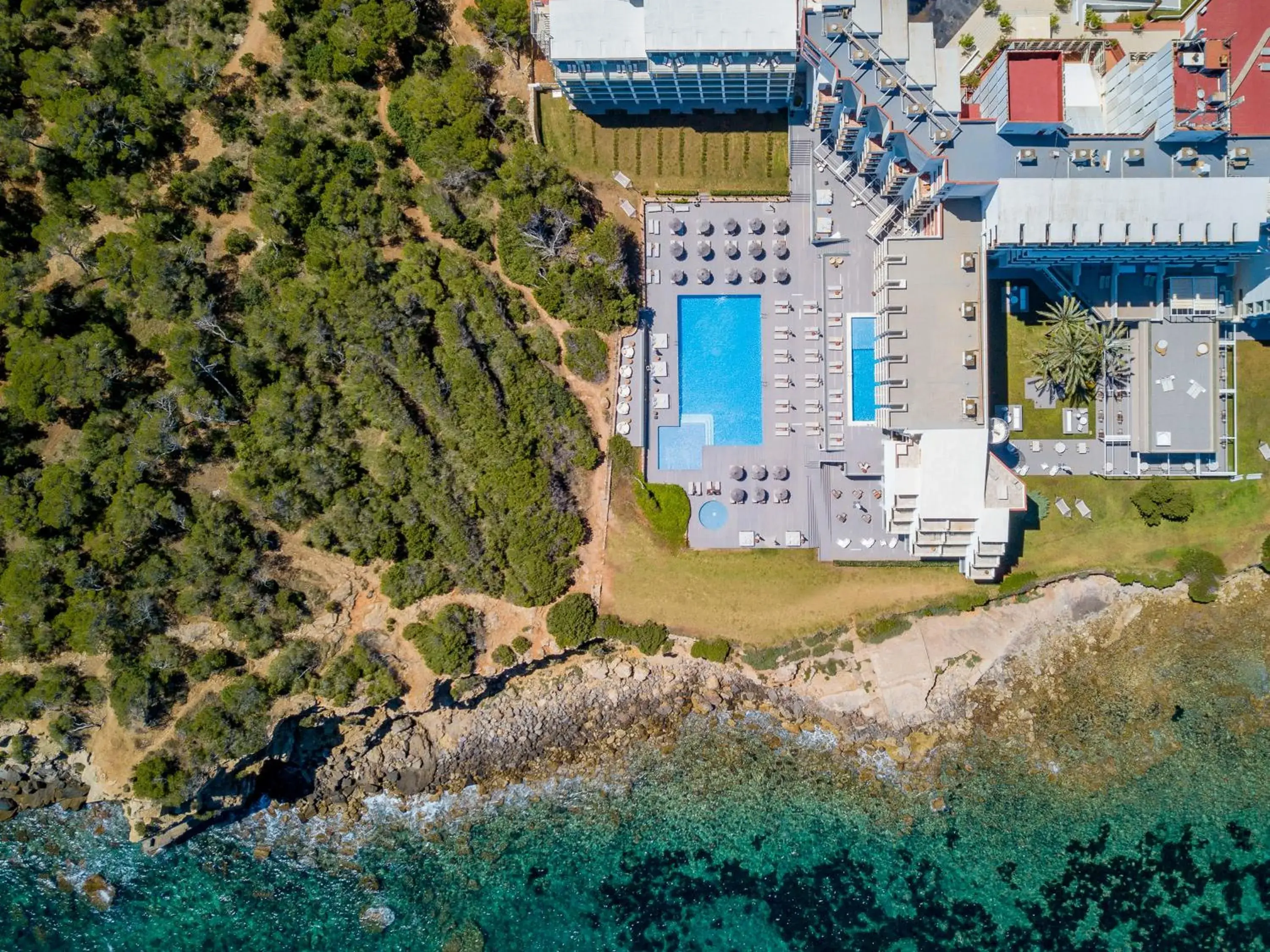 Property building, Bird's-eye View in Sol Beach House Ibiza - Adults Only