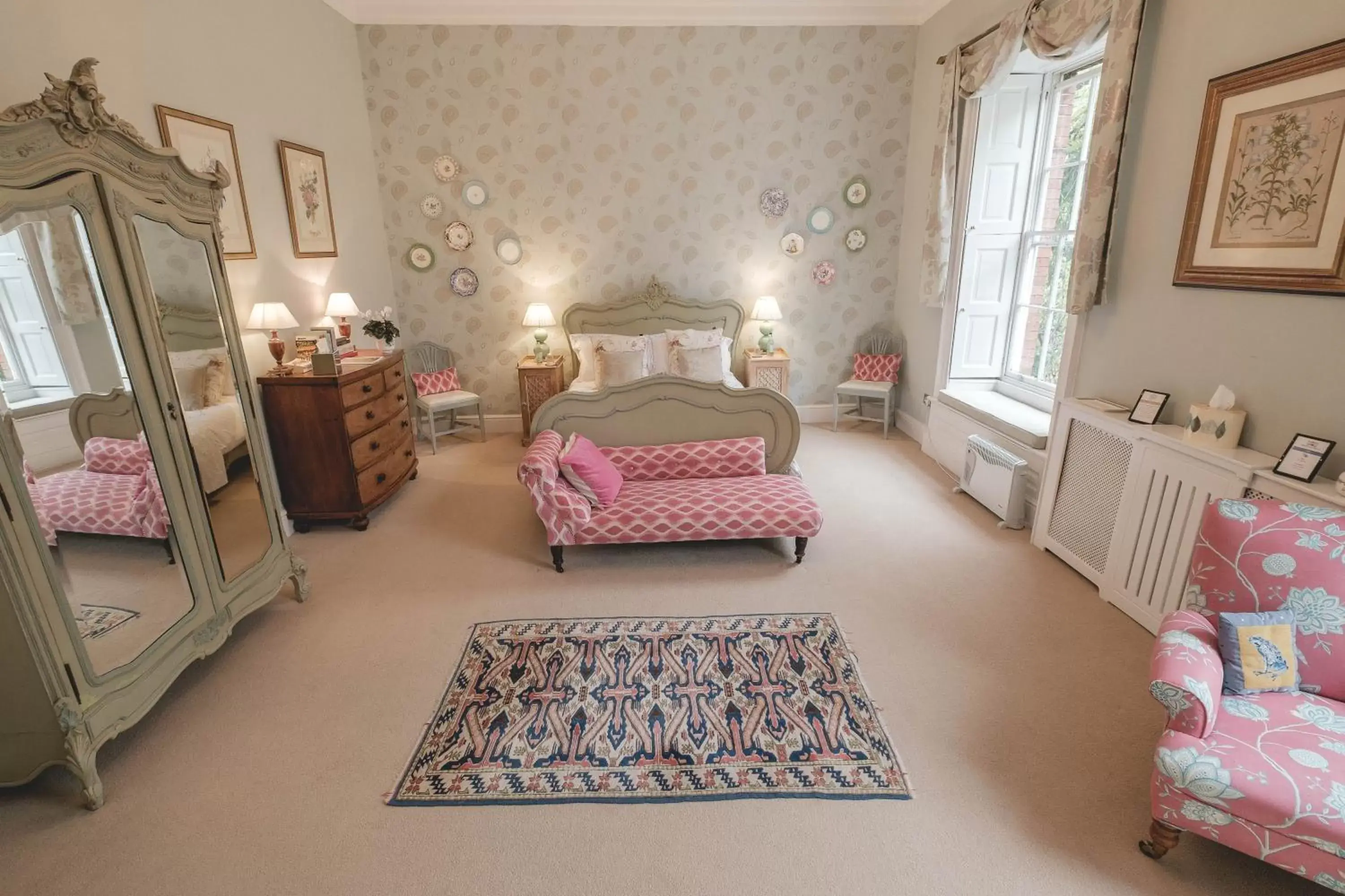 Bedroom, Bed in Breedon Hall