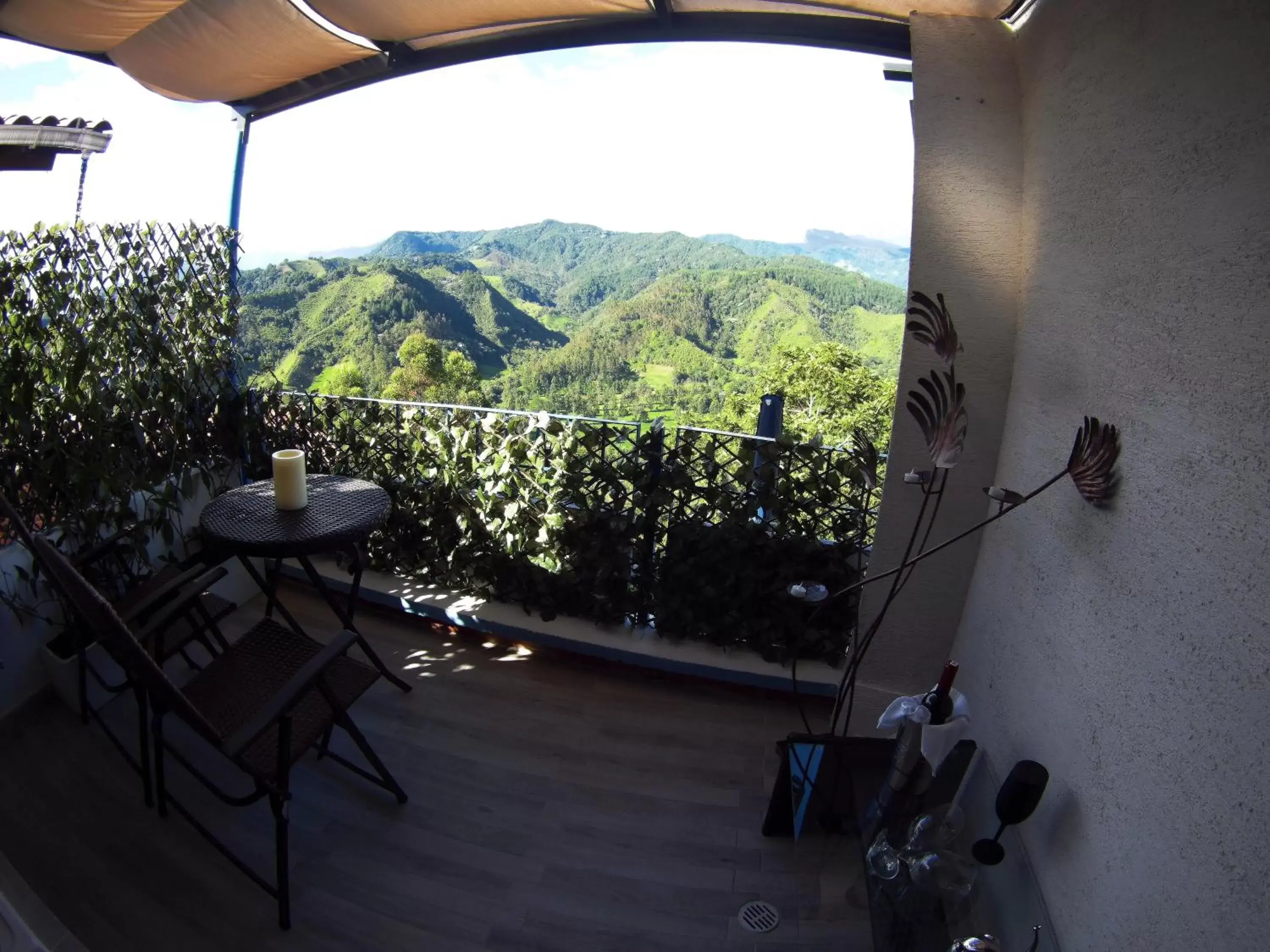 Balcony/Terrace, Mountain View in Hotel El Mirador del Cocora