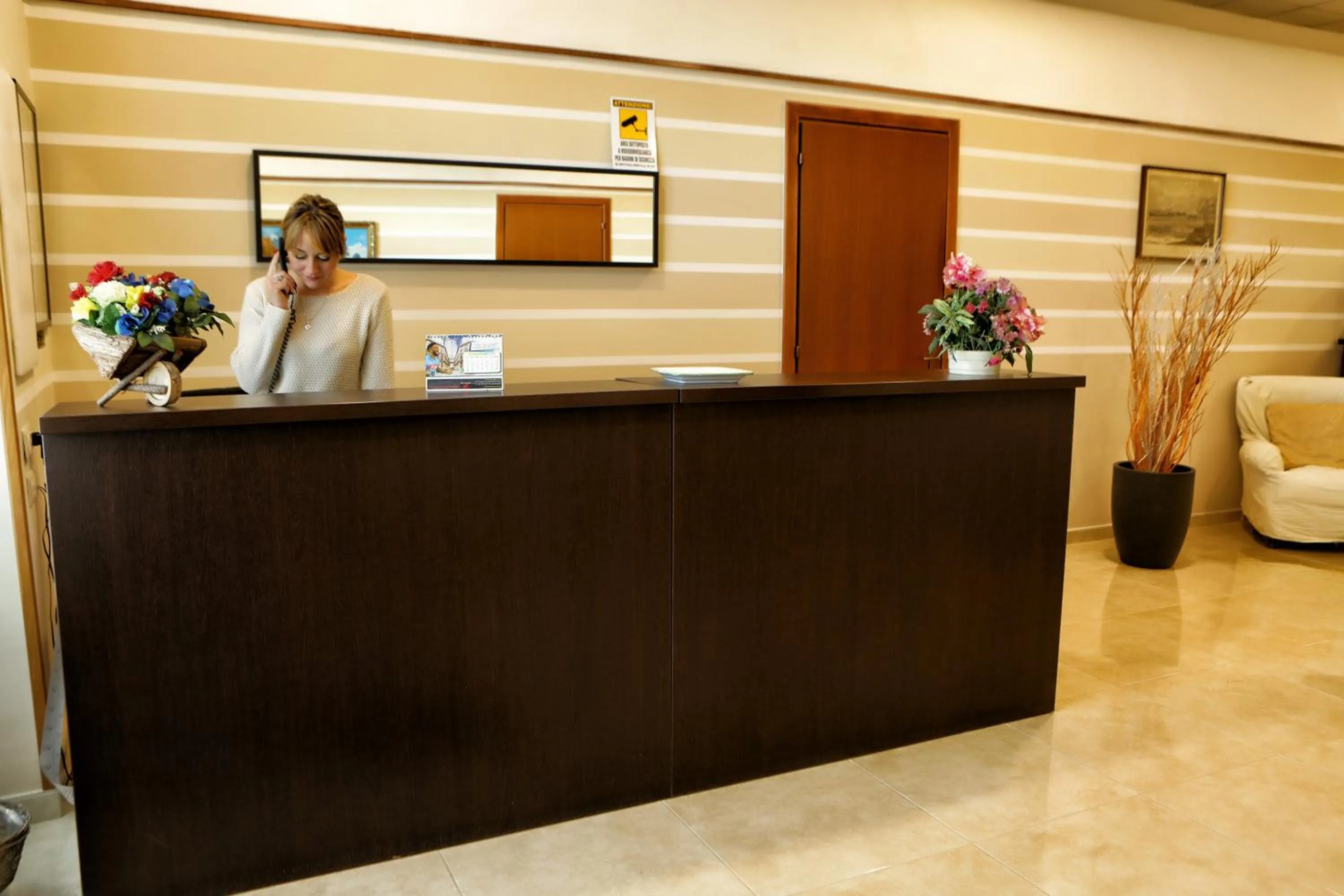 Lobby or reception in Hotel Il Quadrifoglio