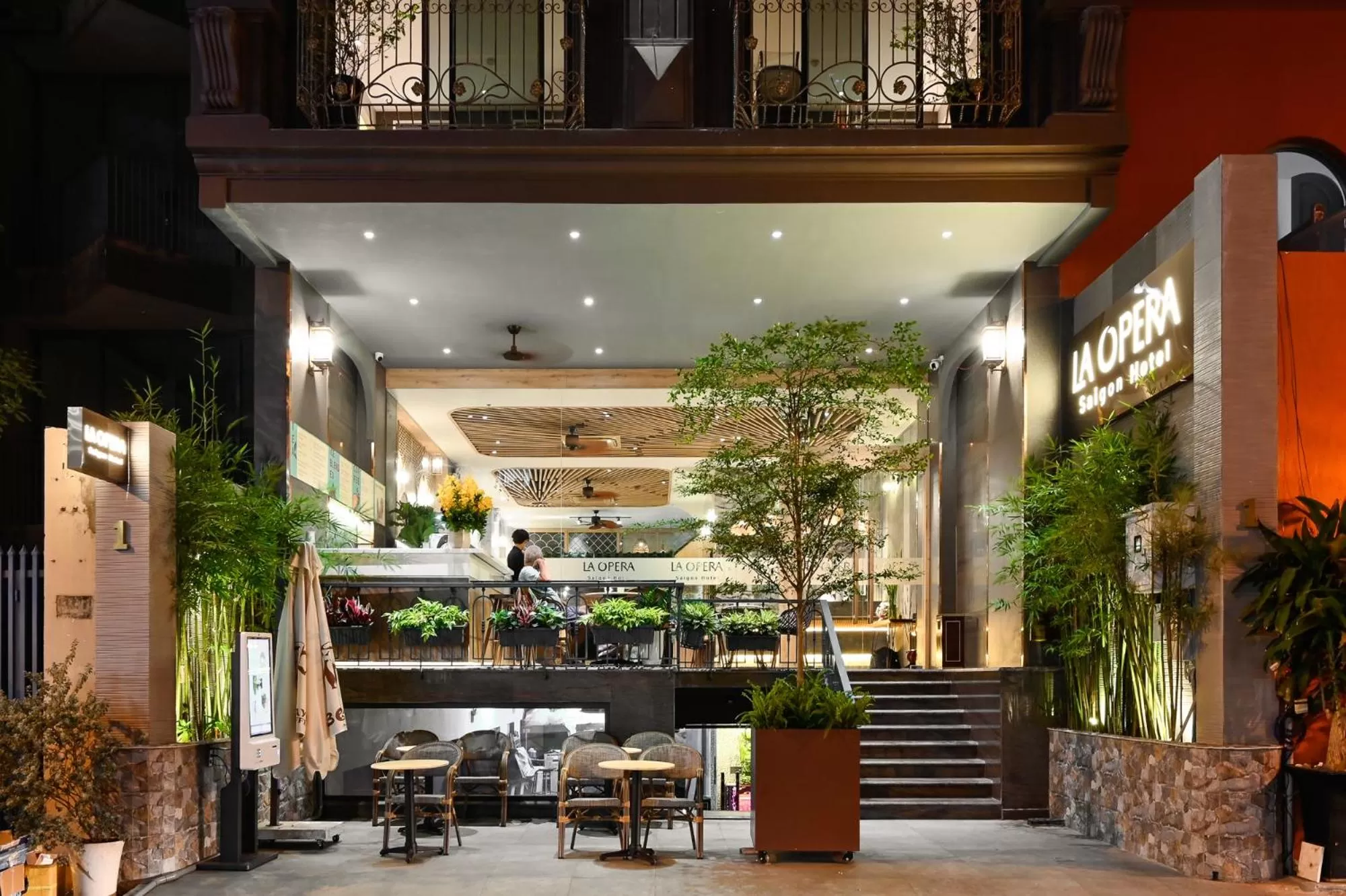 Facade/entrance in La Opera Saigon Hotel