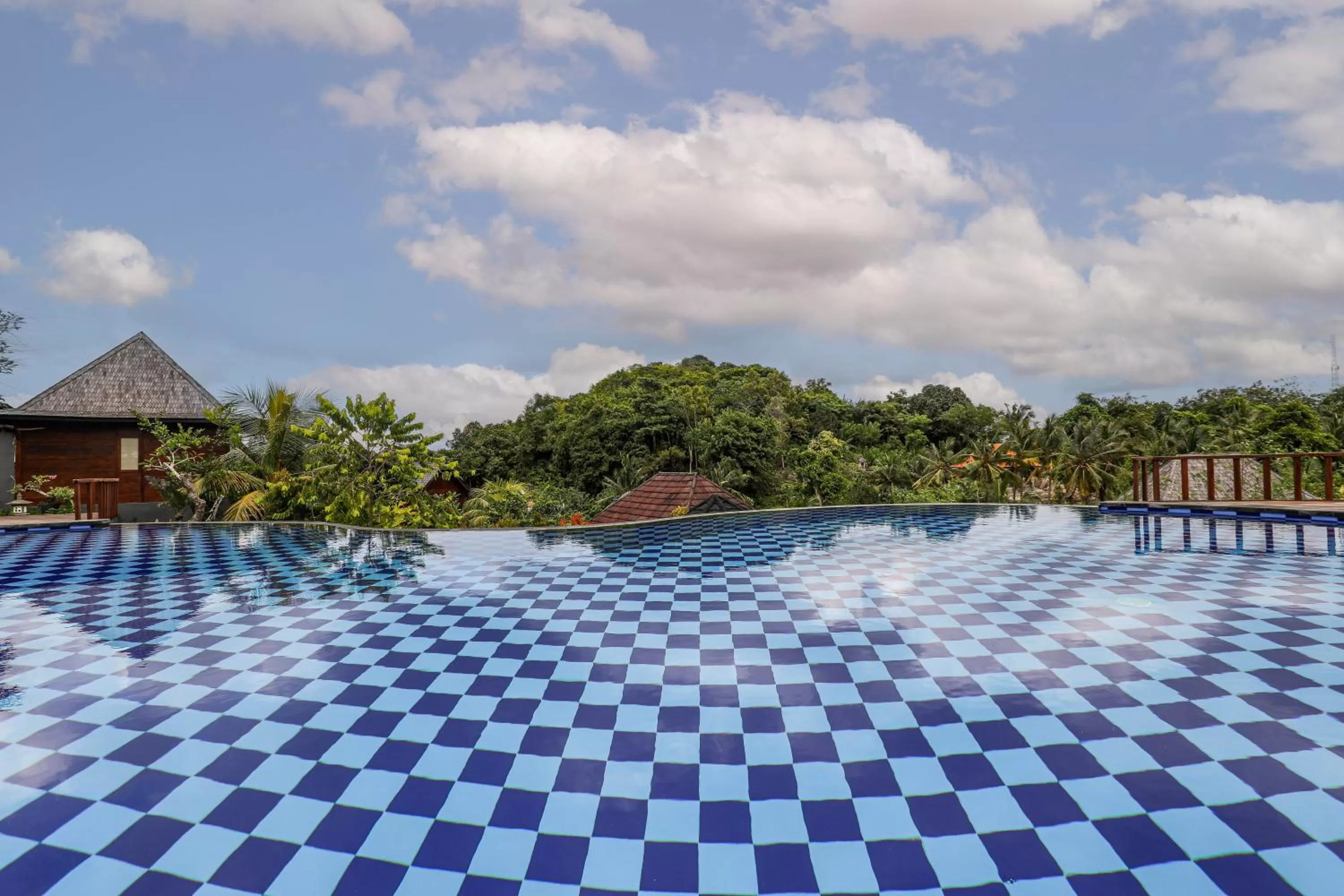 Pool view in The Kleep Jungle Resort