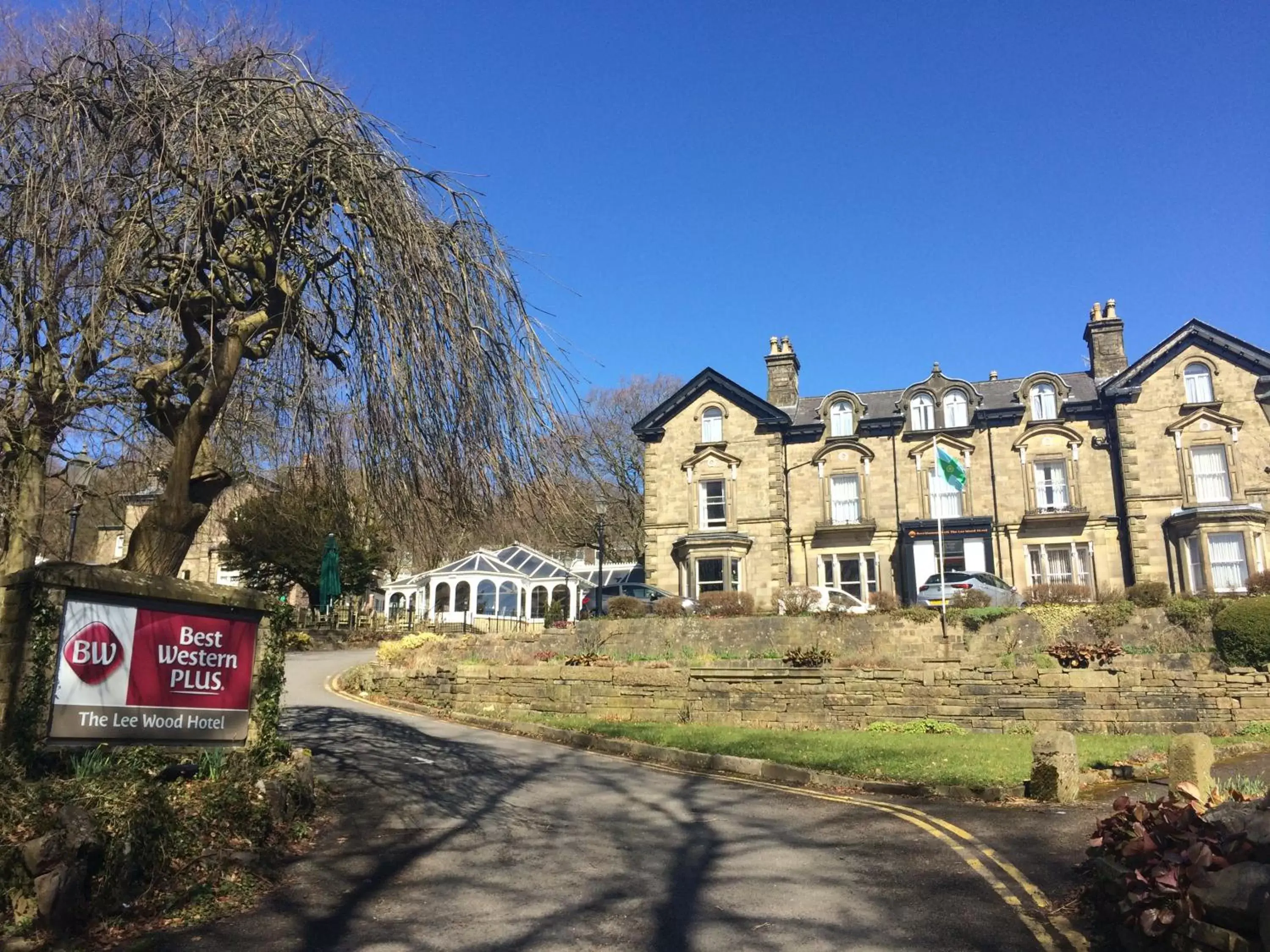 Property Building in B/W Plus Buxton Lee Wood Hotel