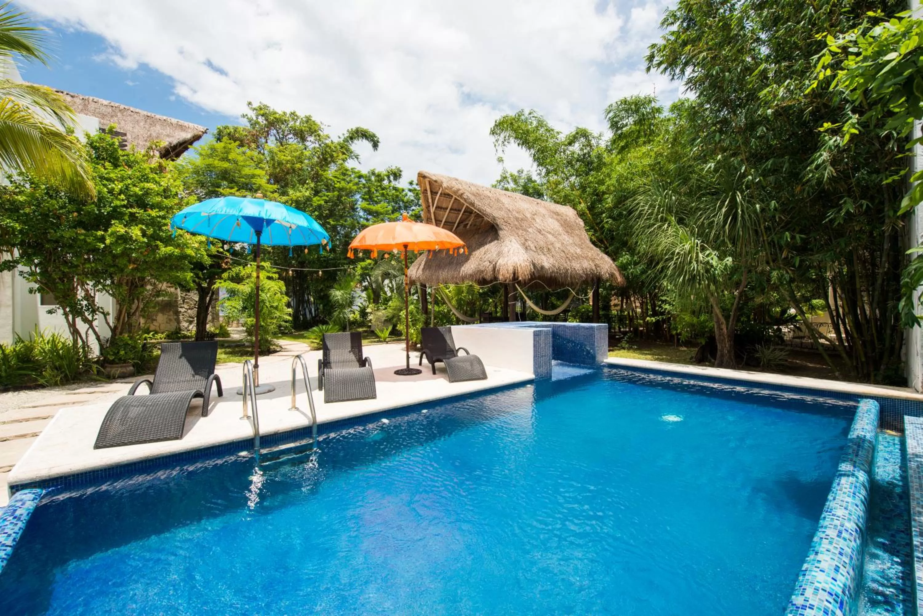 Swimming pool in Villas El Encanto Cozumel