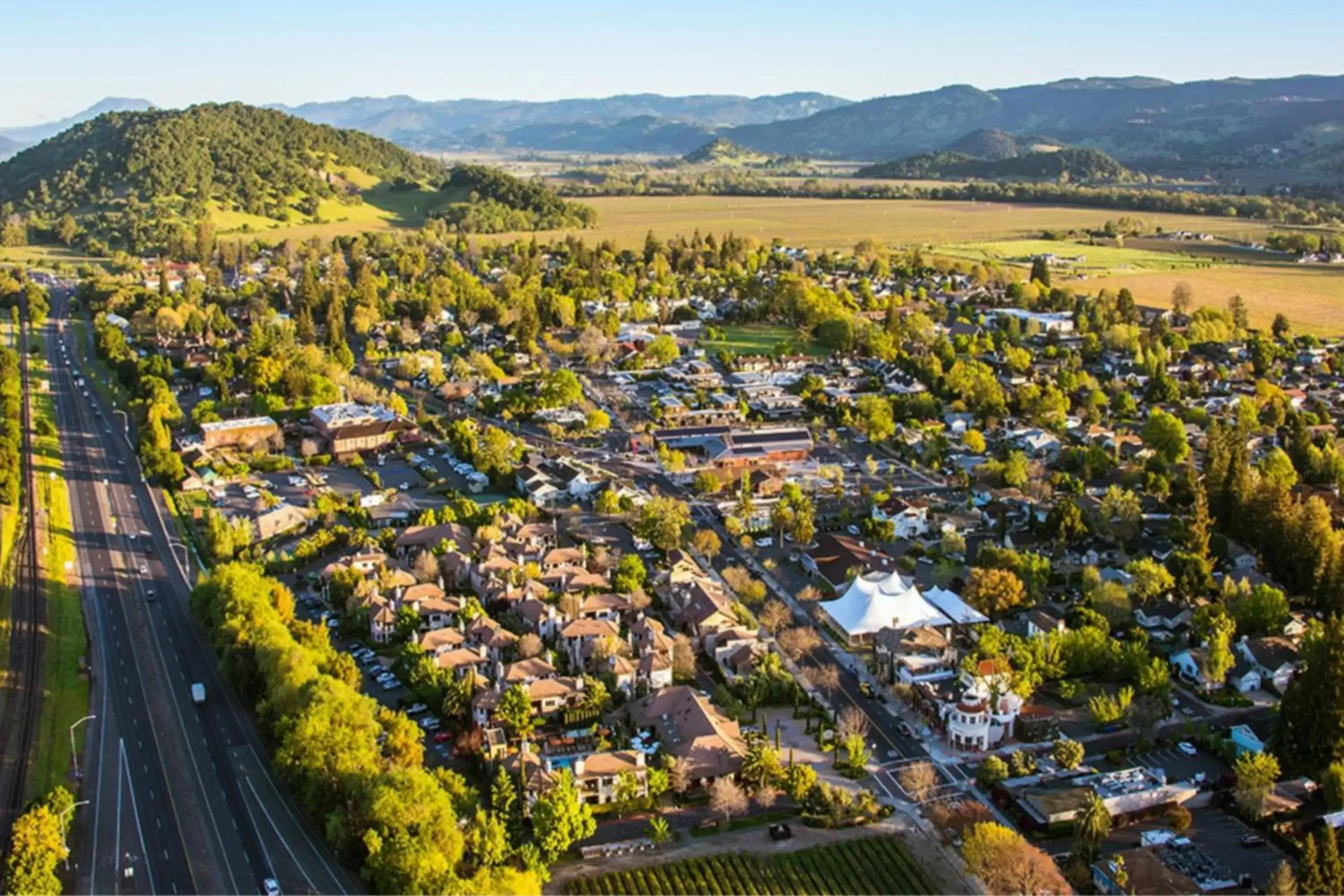 Bird's eye view, Bird's-eye View in The Estate Yountville