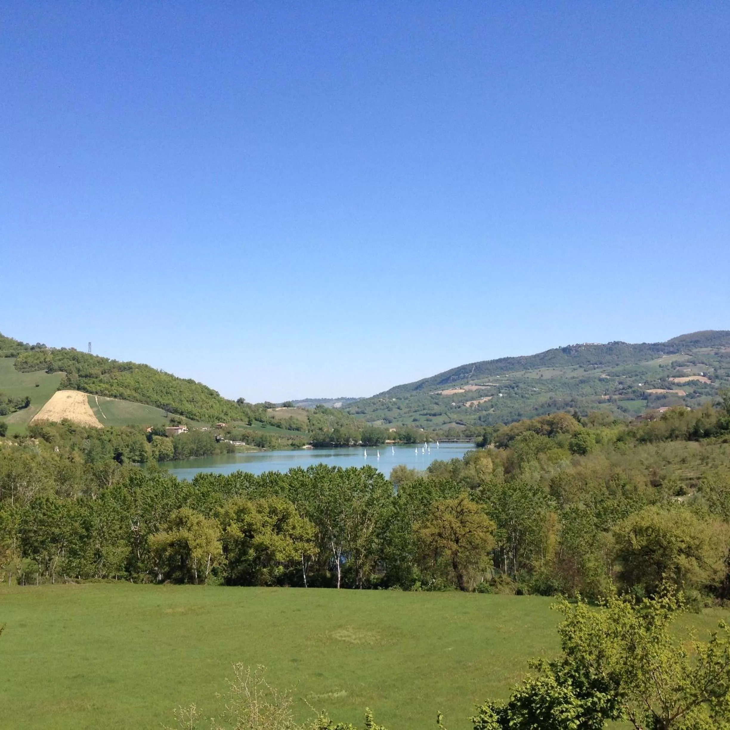 Lake view in Casa Friano