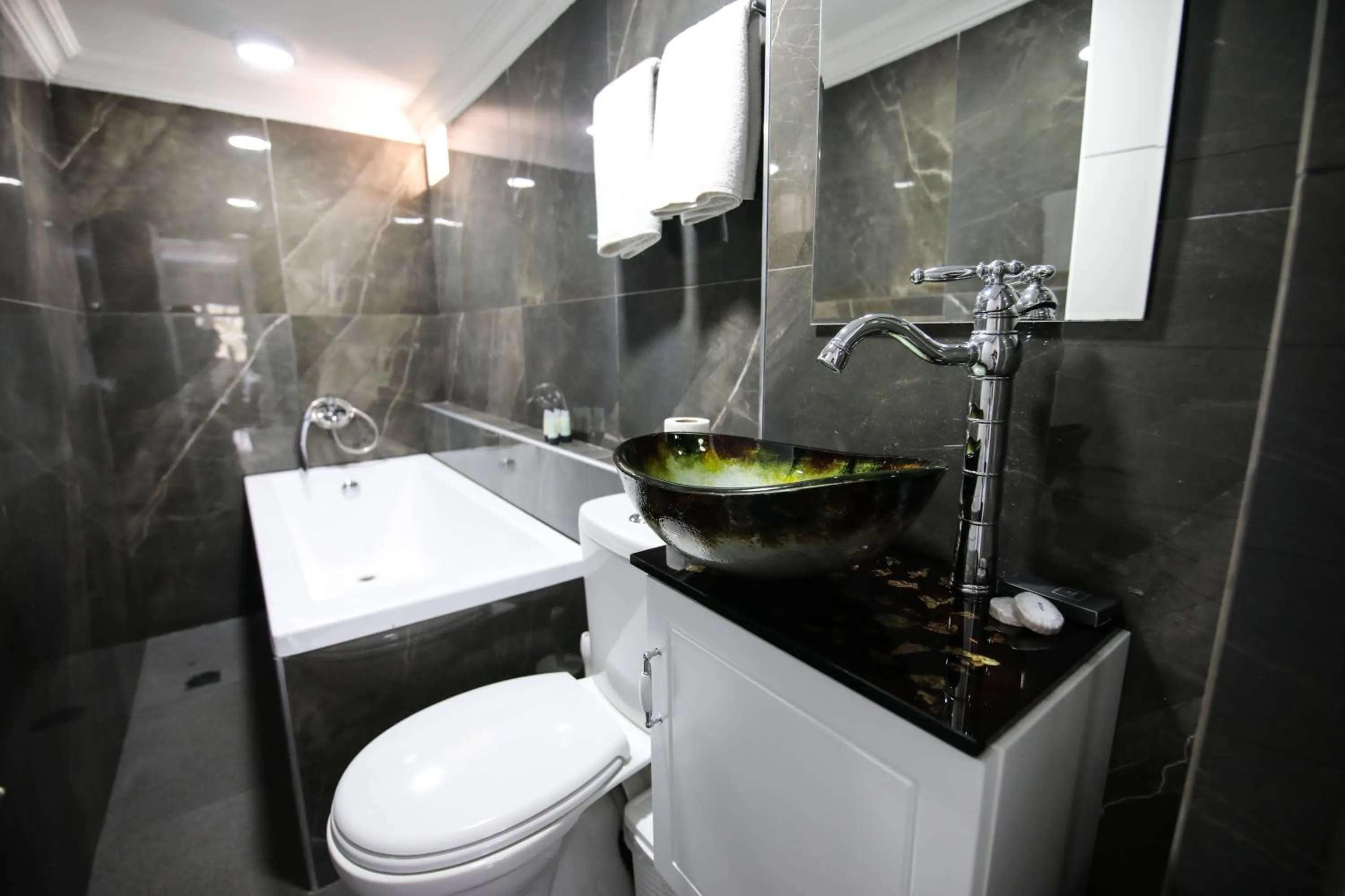 Toilet in Miami Beach Hotel Tel Aviv