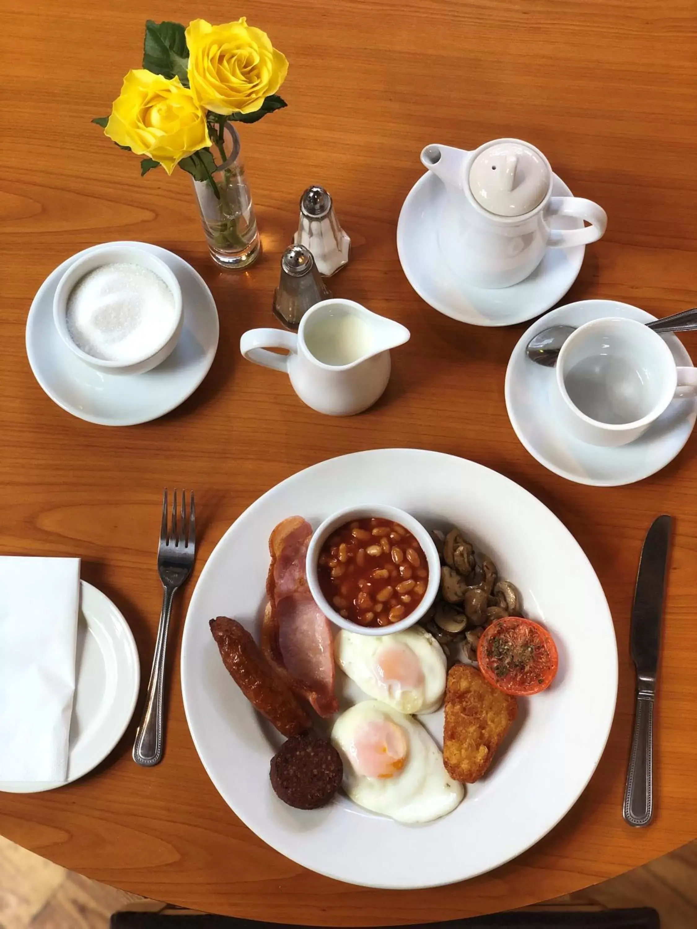 Food close-up in Uppercross House Hotel