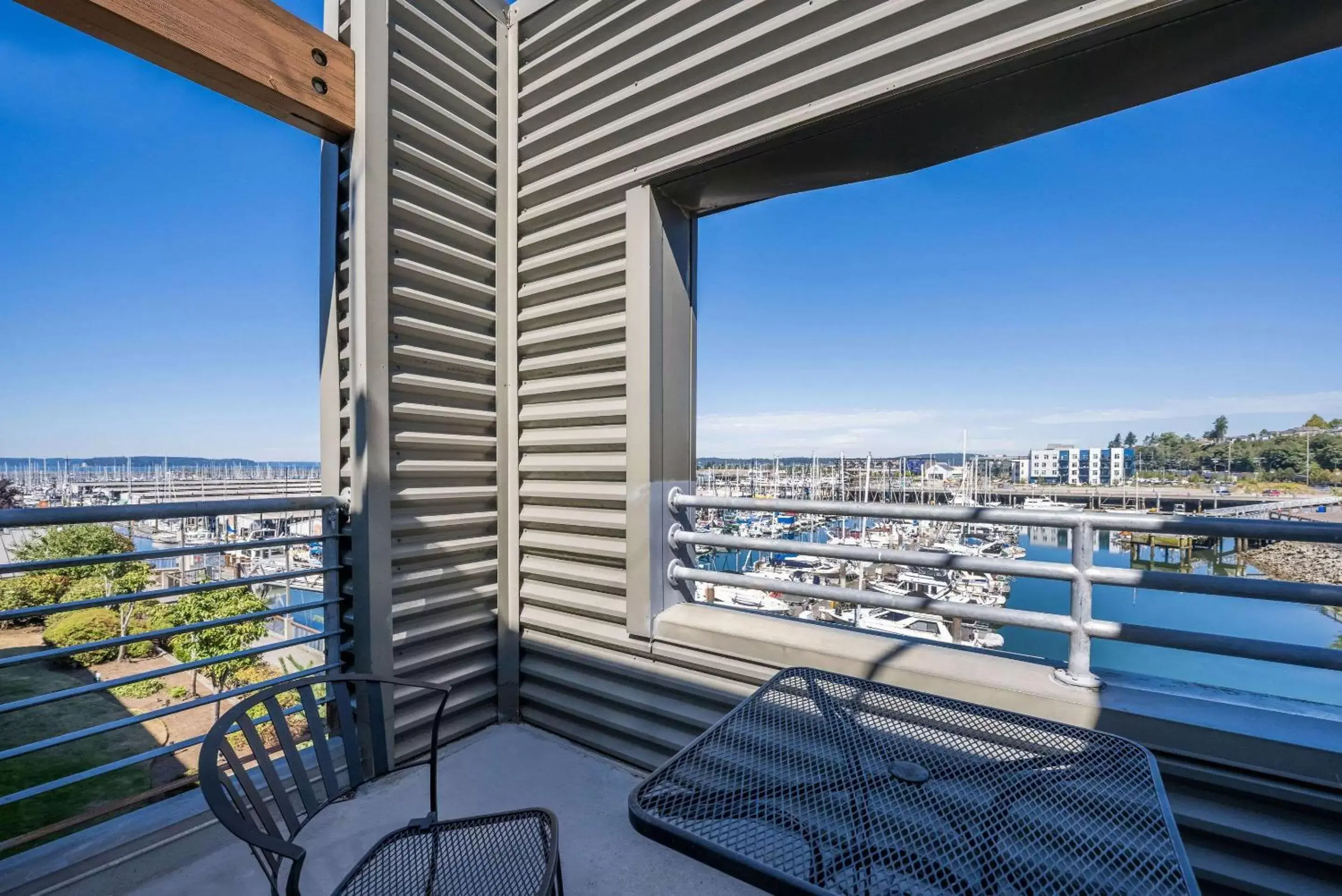 View (from property/room), Balcony/Terrace in Inn at Port Gardner-Everett Waterfront, Ascend Hotel Collection