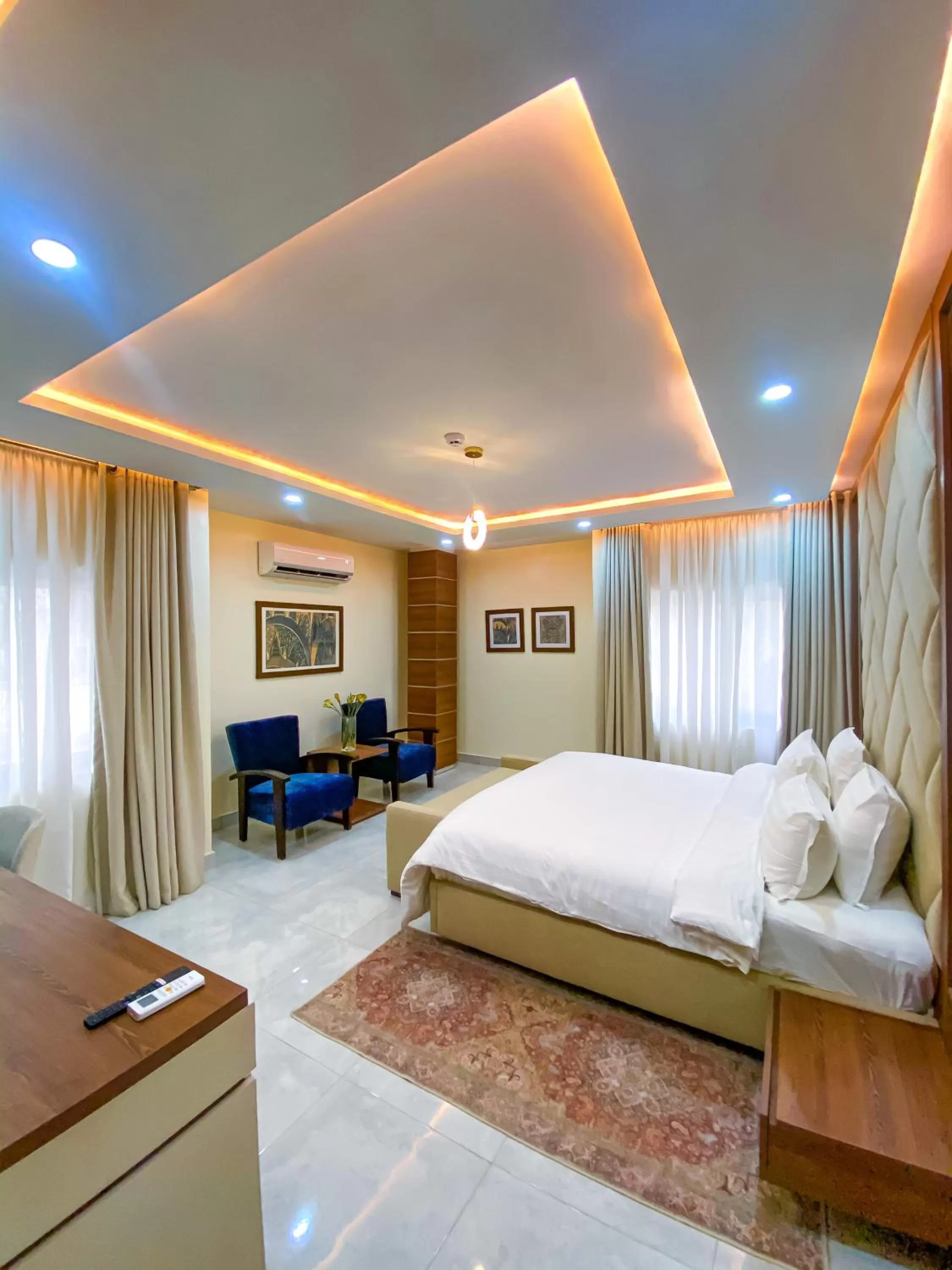 Photo of the whole room, Seating Area in Plush Hotel,Abuja