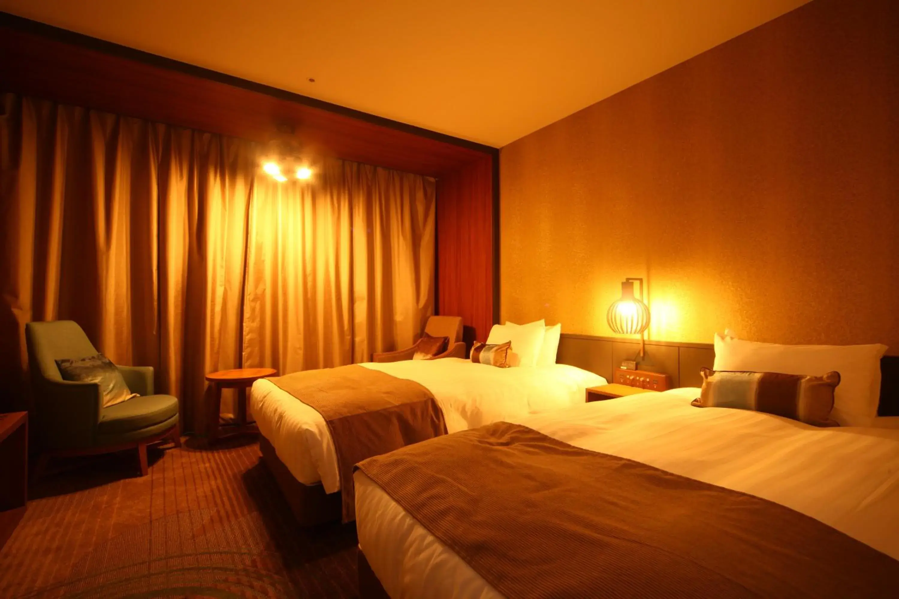 Photo of the whole room, Bed in Hakodate Onuma Prince Hotel