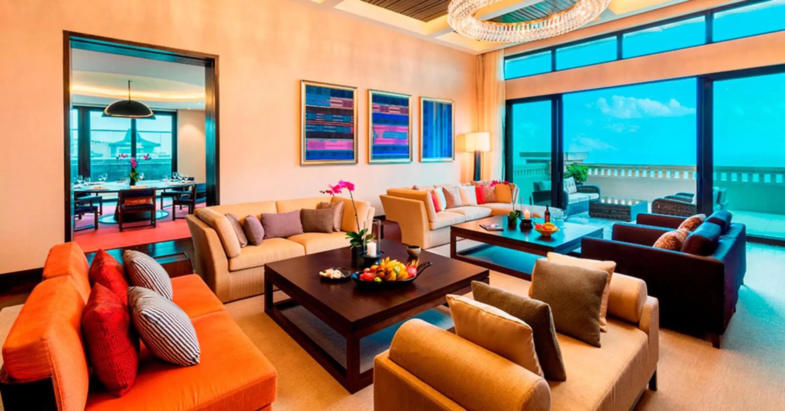 Living room, Seating Area in Raffles Hainan Clear Water Bay
